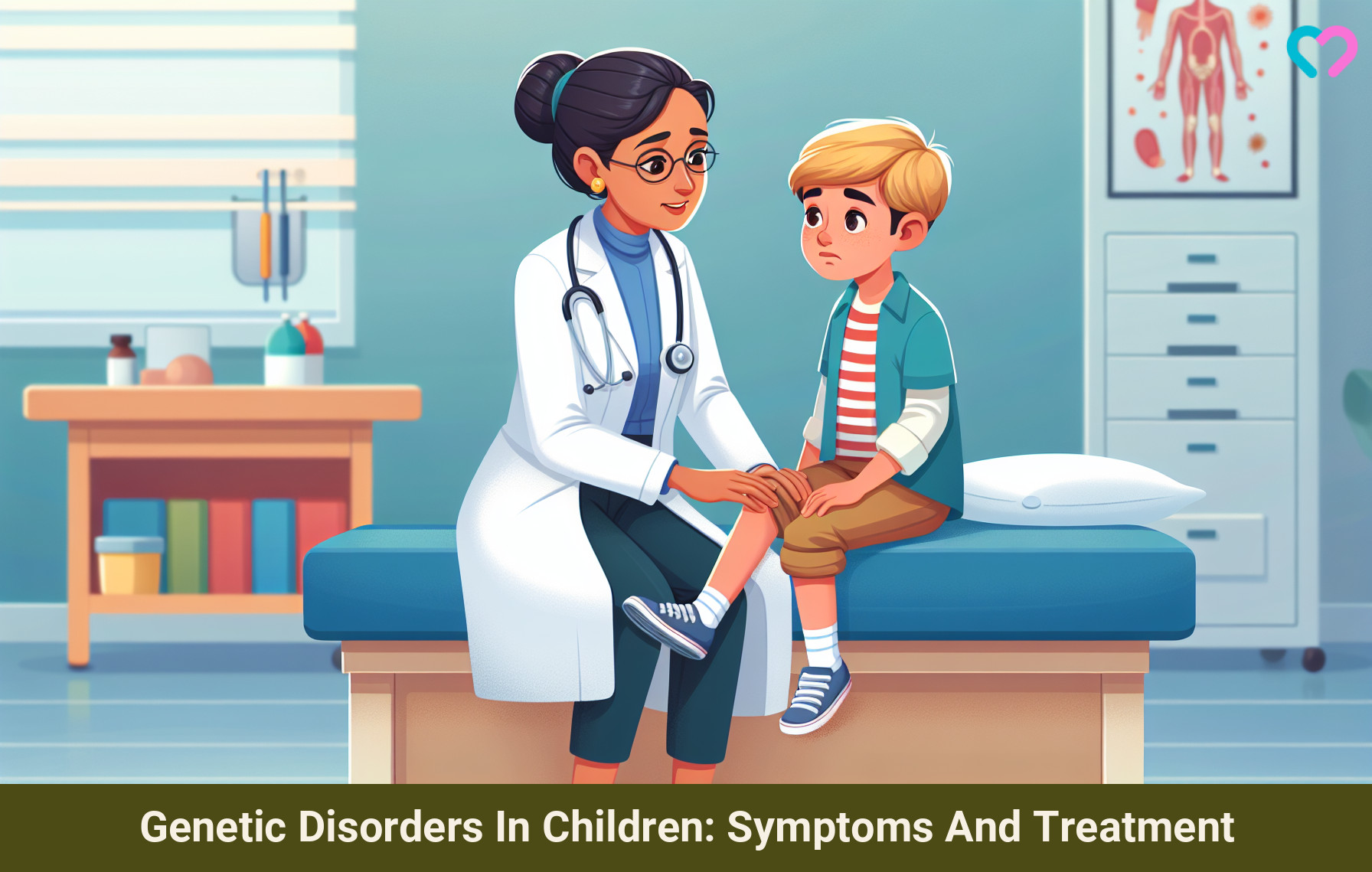 Genetic disorders in Children_illustration