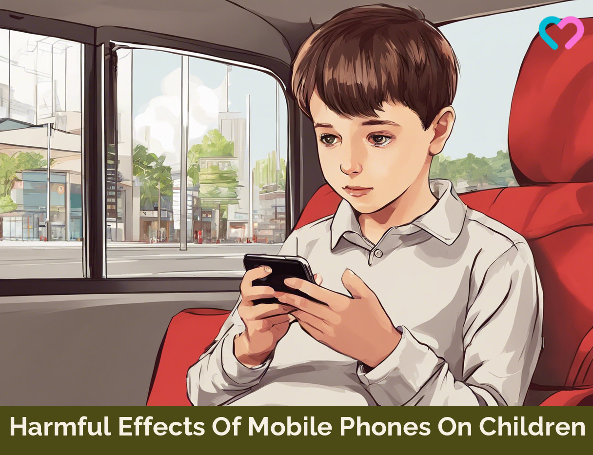 Effects Of Mobile Phones On Kids_illustration