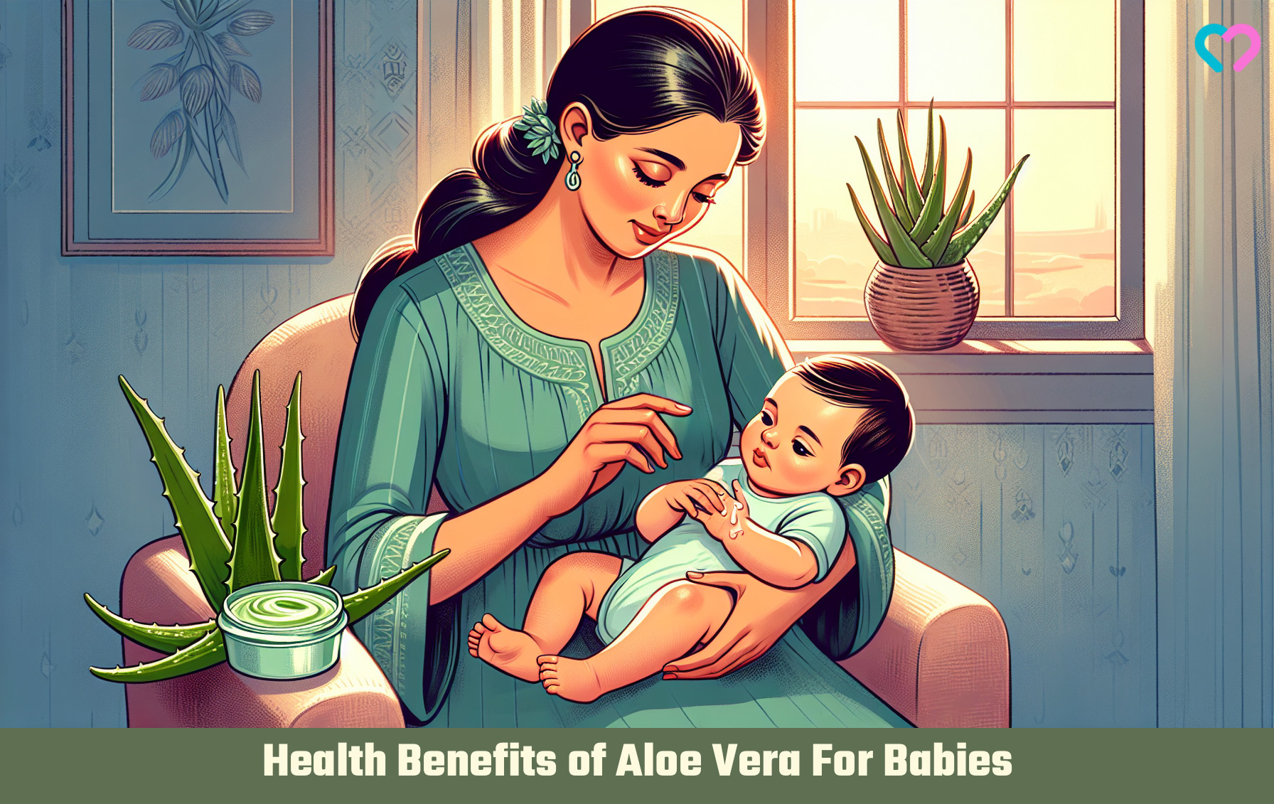 Aloe Vera For Babies_illustration