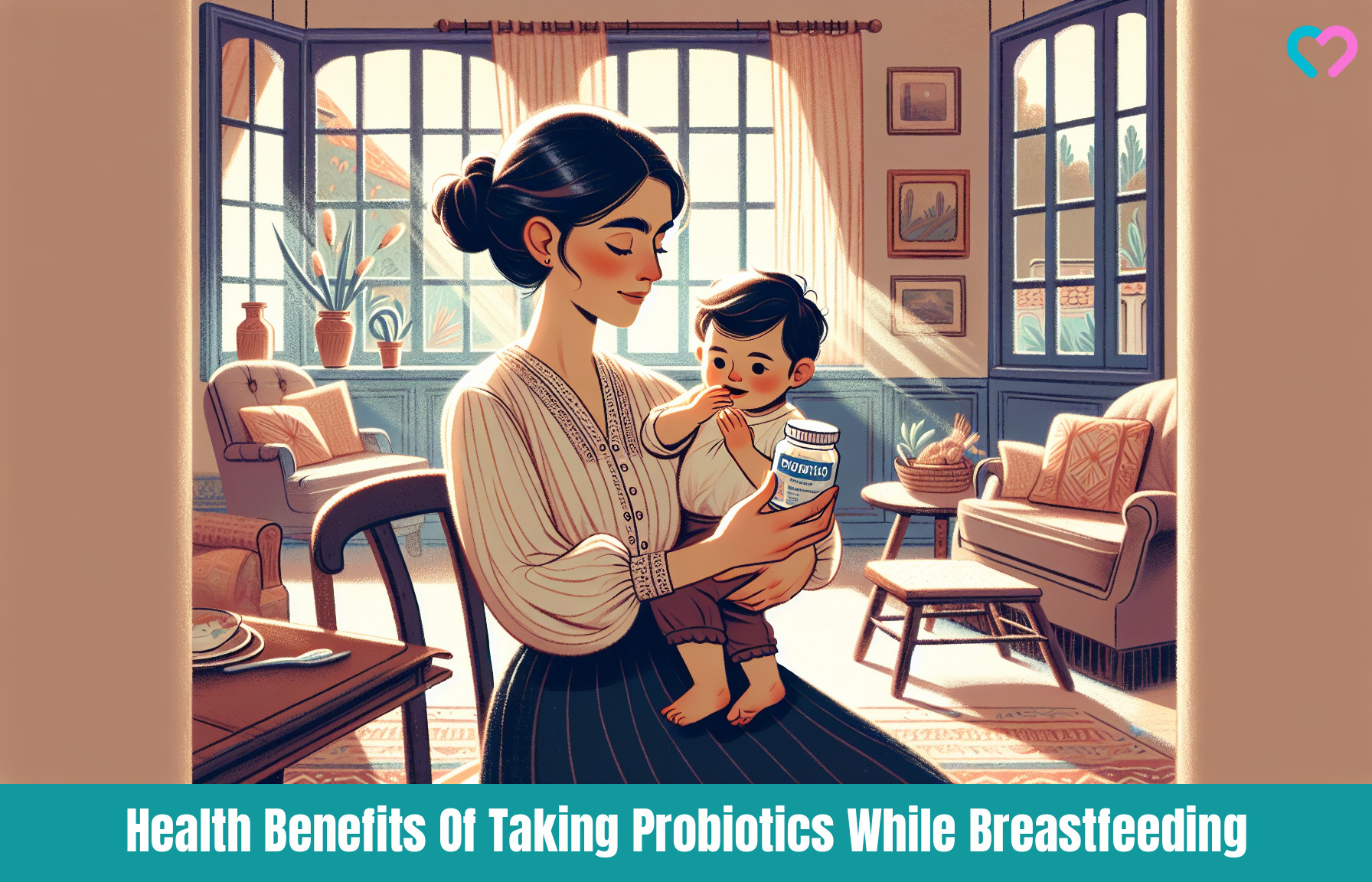 Probiotics For Breastfeeding_illustration