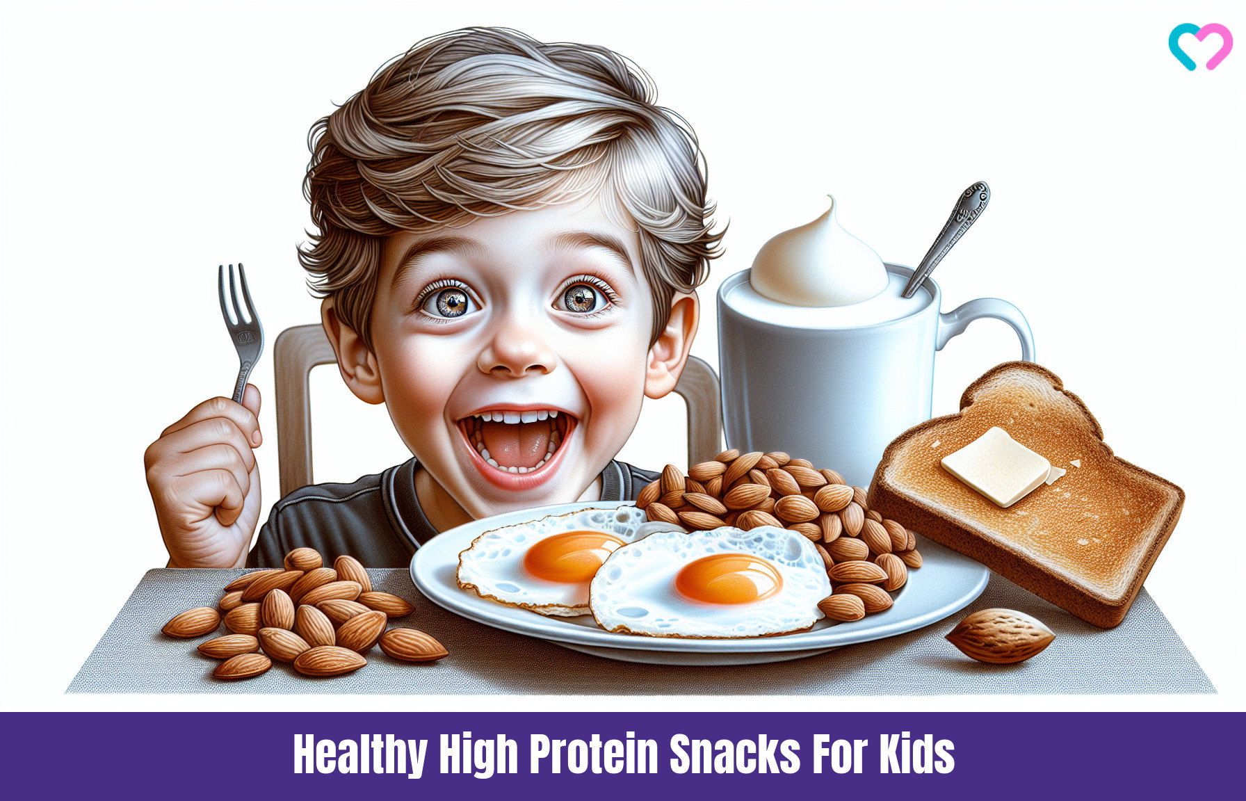 High Protein Snacks For Kids_illustration