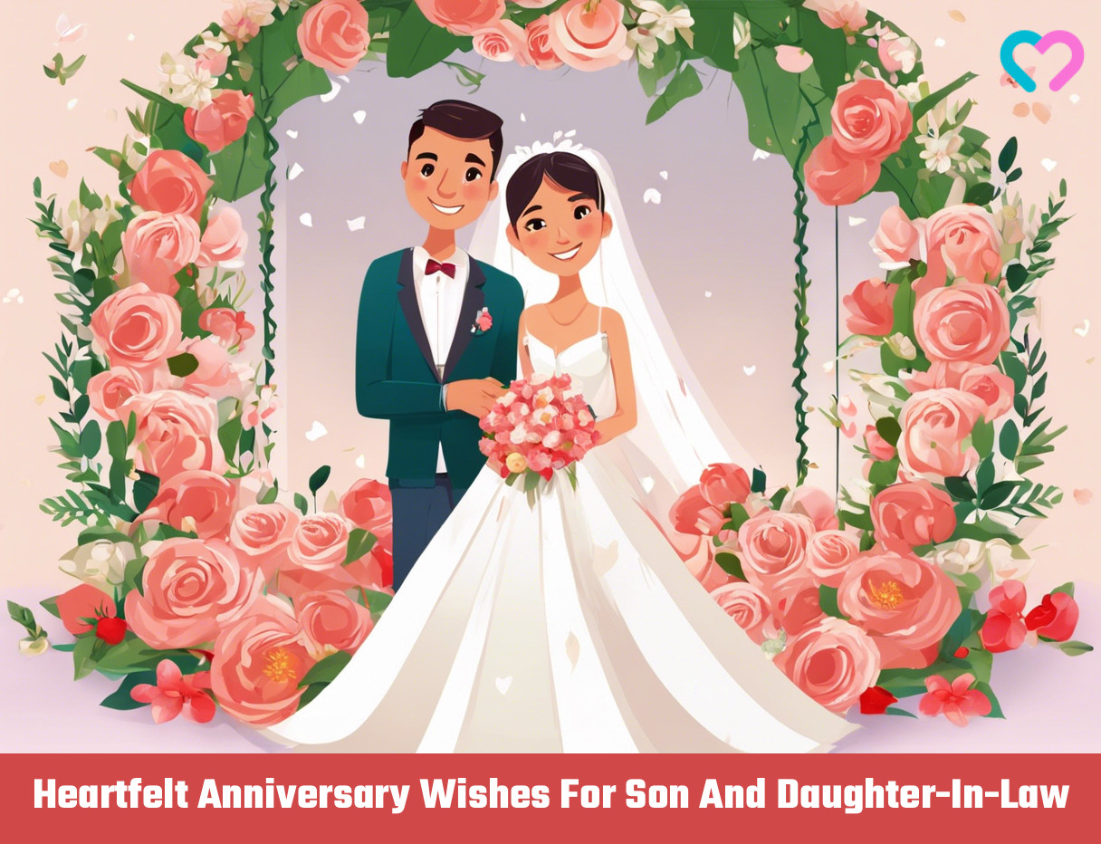 wedding anniversary wishes for son and daughter in law_illustration