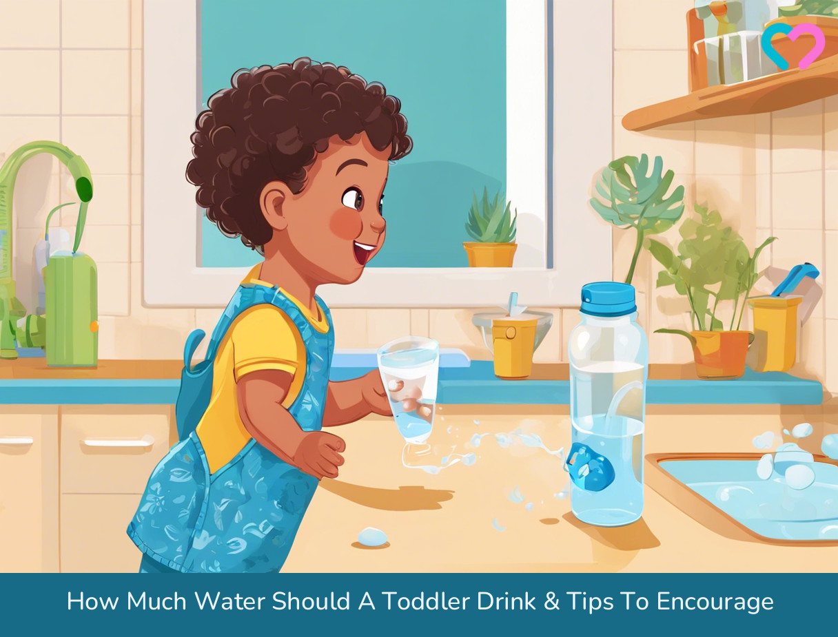toddler drinking water_illustration