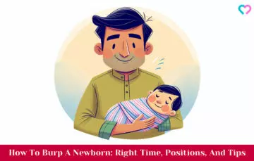 how to burp a newborn_illustration