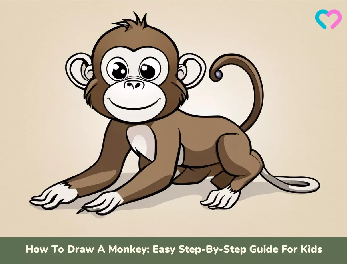 How To Draw A Cartoon Monkey Step By Step Cartoon How To Draw Monkey How To Draw A Cartoon Monkey Step By Step Cartoon How To Draw Monkey