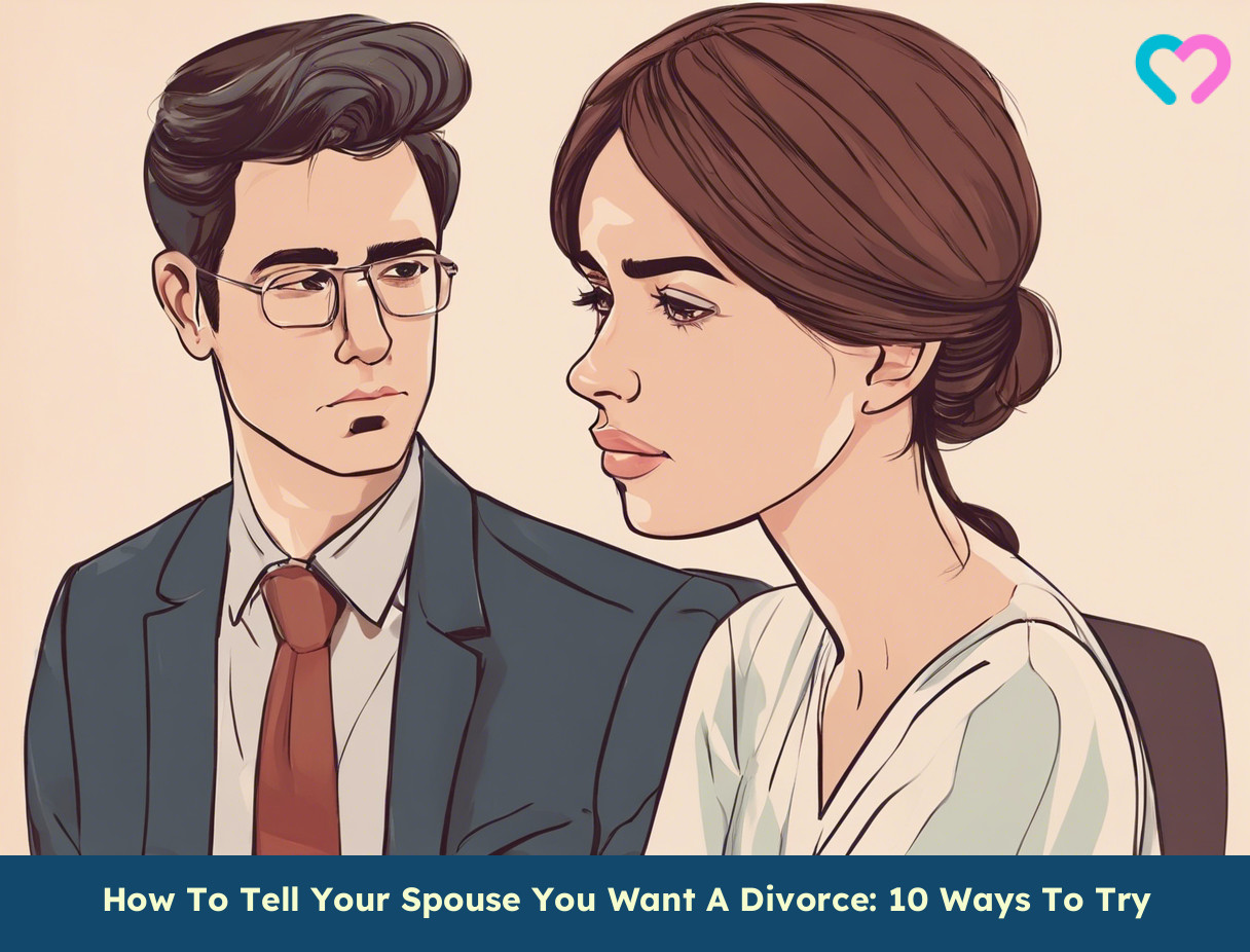 how to tell spouse you want a divorce_illustration