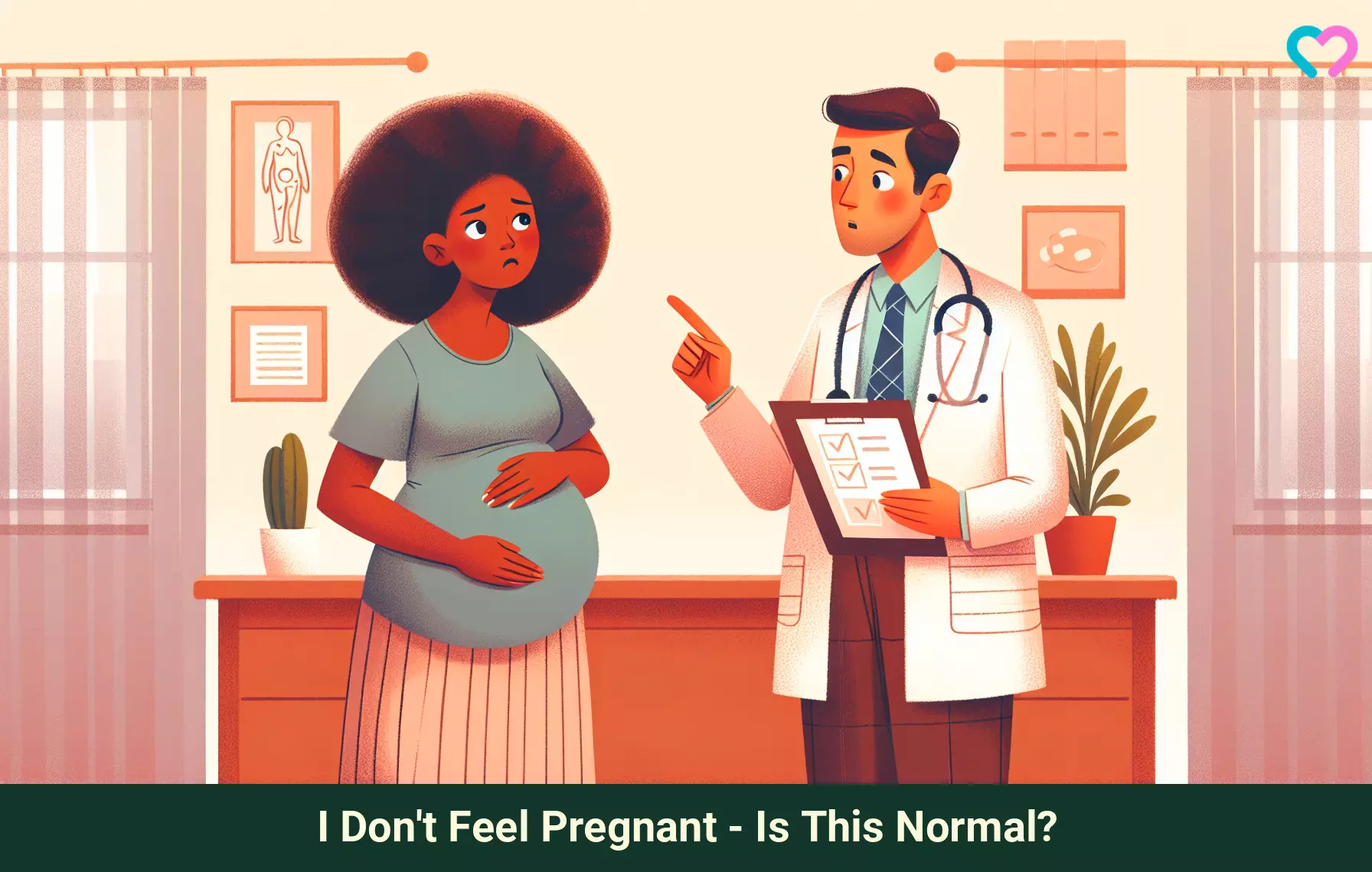 lack of pregnancy symptoms_illustration