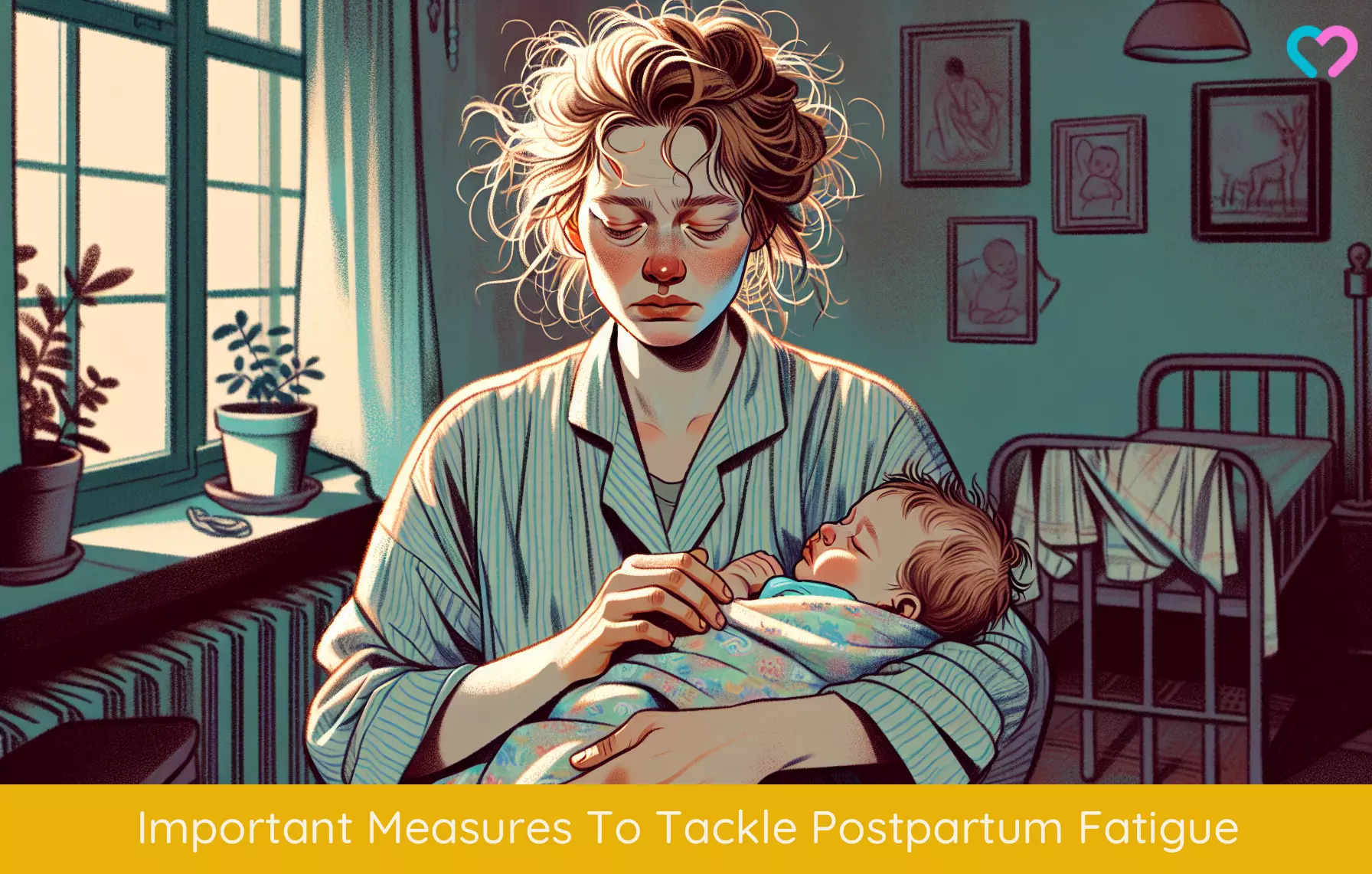 how long does postpartum fatigue last_illustration