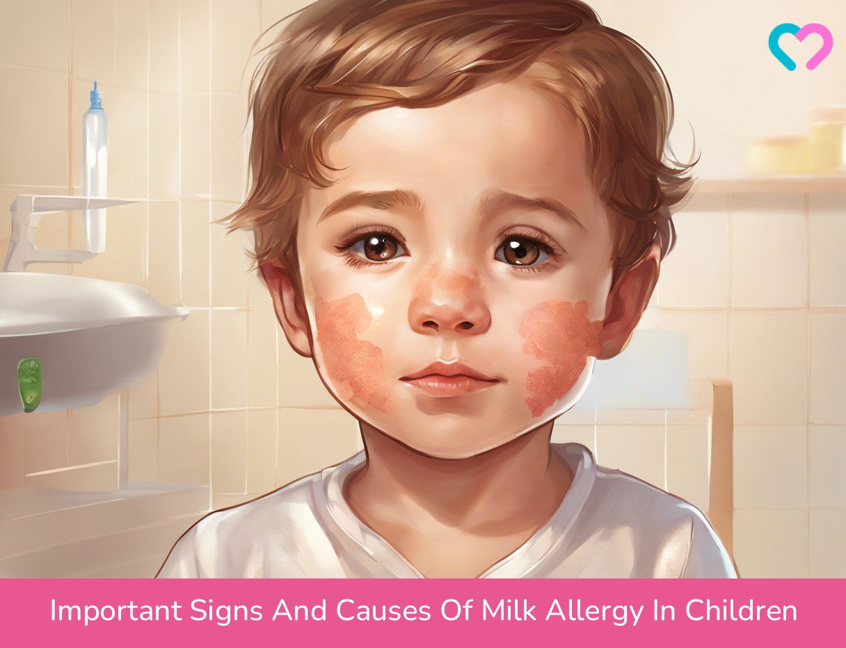 Milk Allergy In Children_illustration