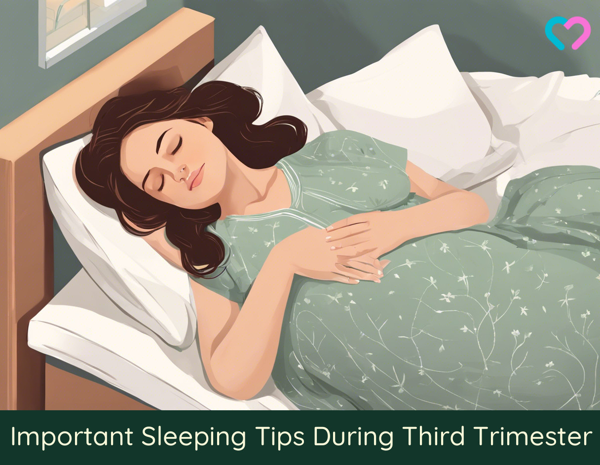 Sleeping Tips During The Third Trimester Of Pregnancy_illustration