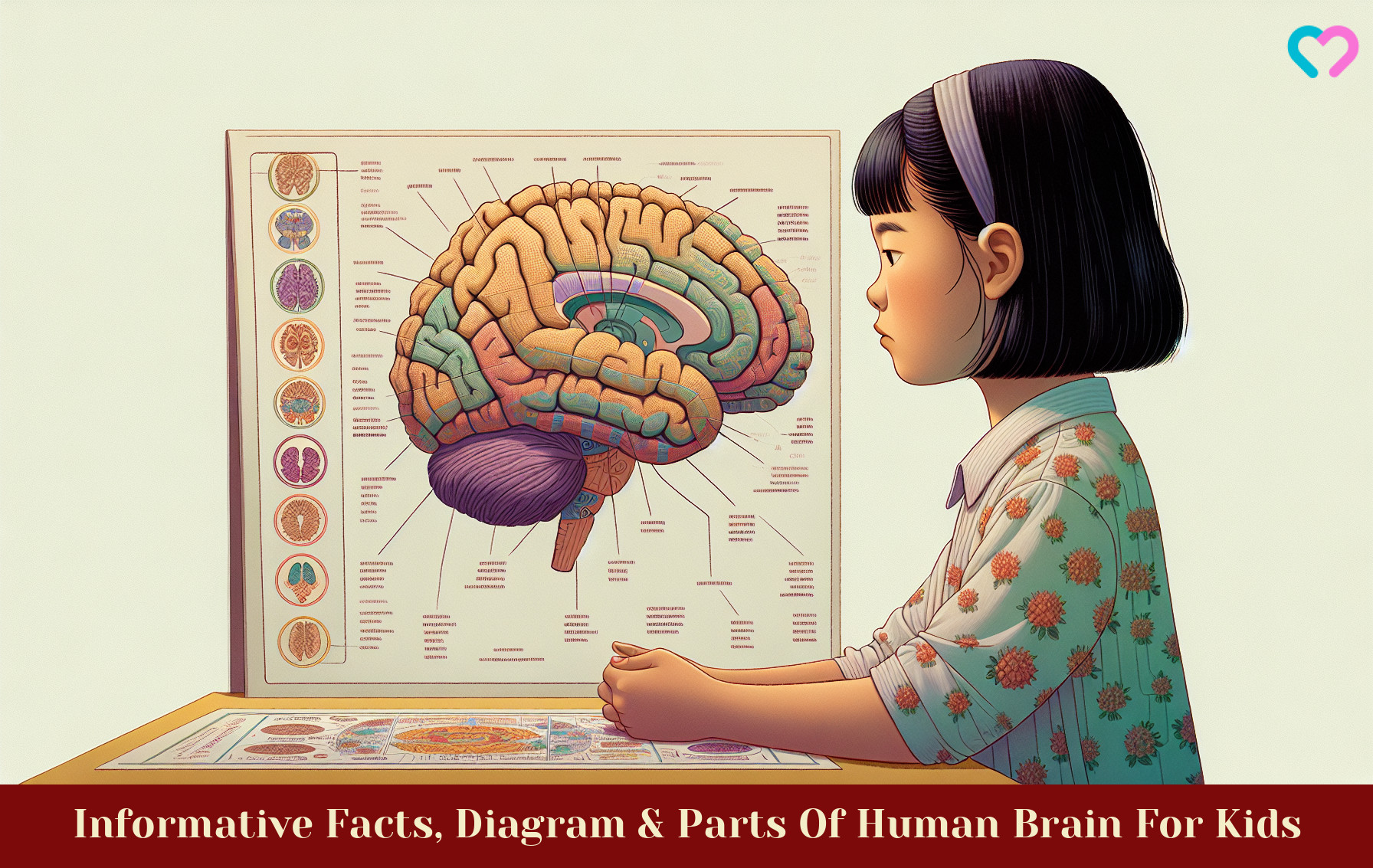 Human Brain For Kids_illustration