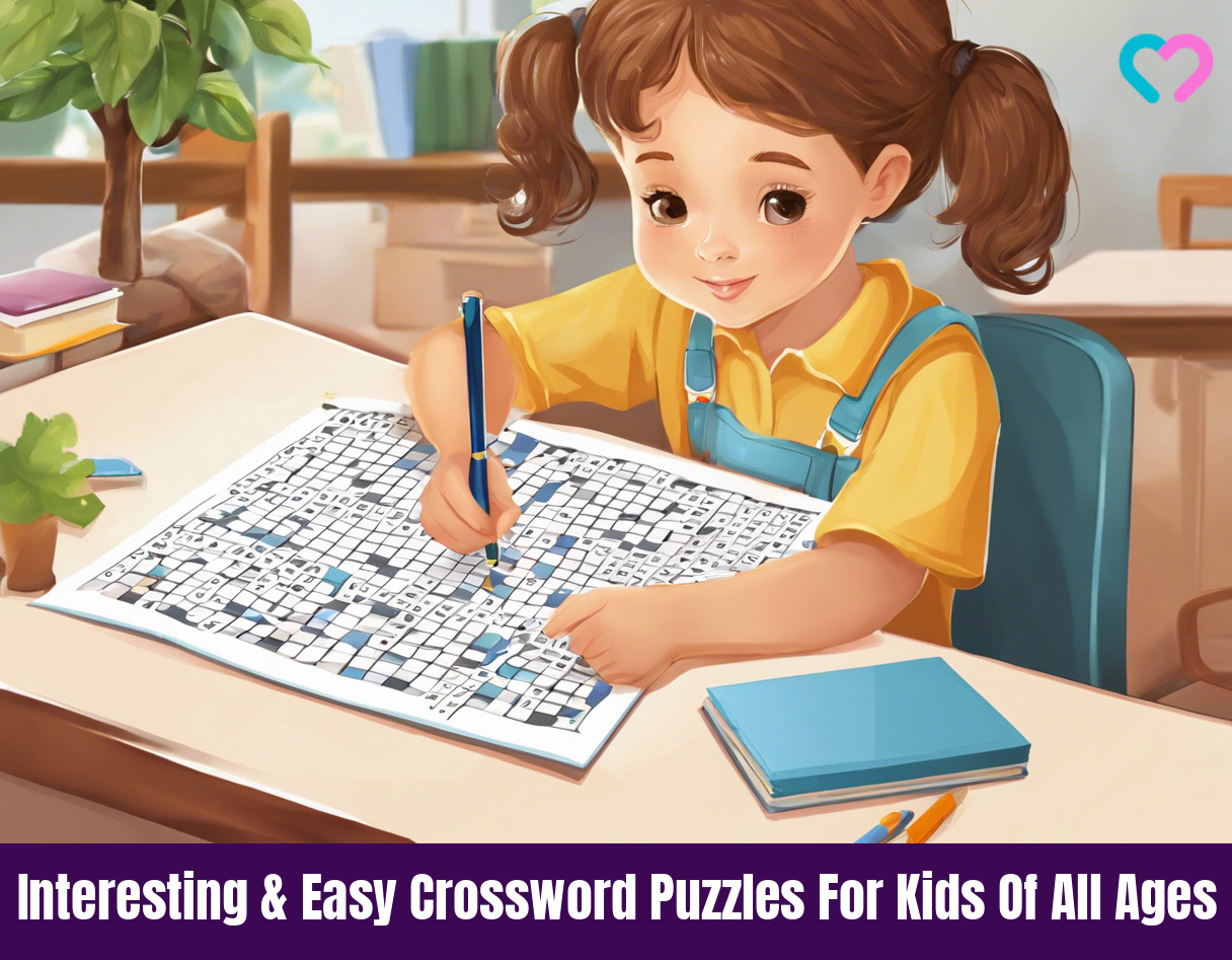 crossword puzzles for kids_illustration