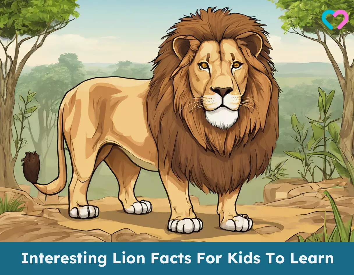 lion facts for kids_illustration
