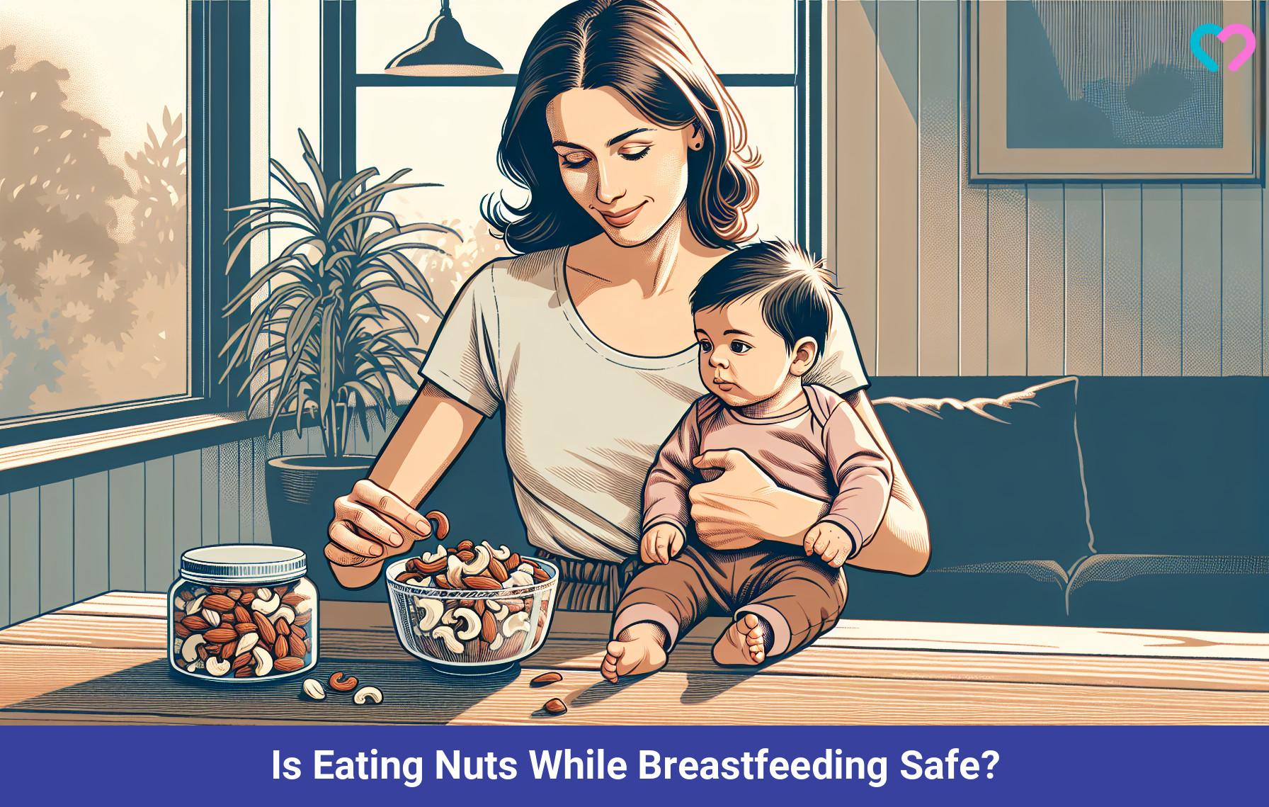 Nuts During Breastfeeding_illustration
