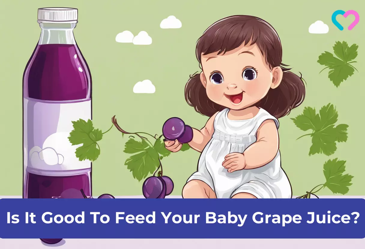 Grape Juice For Baby_illustration