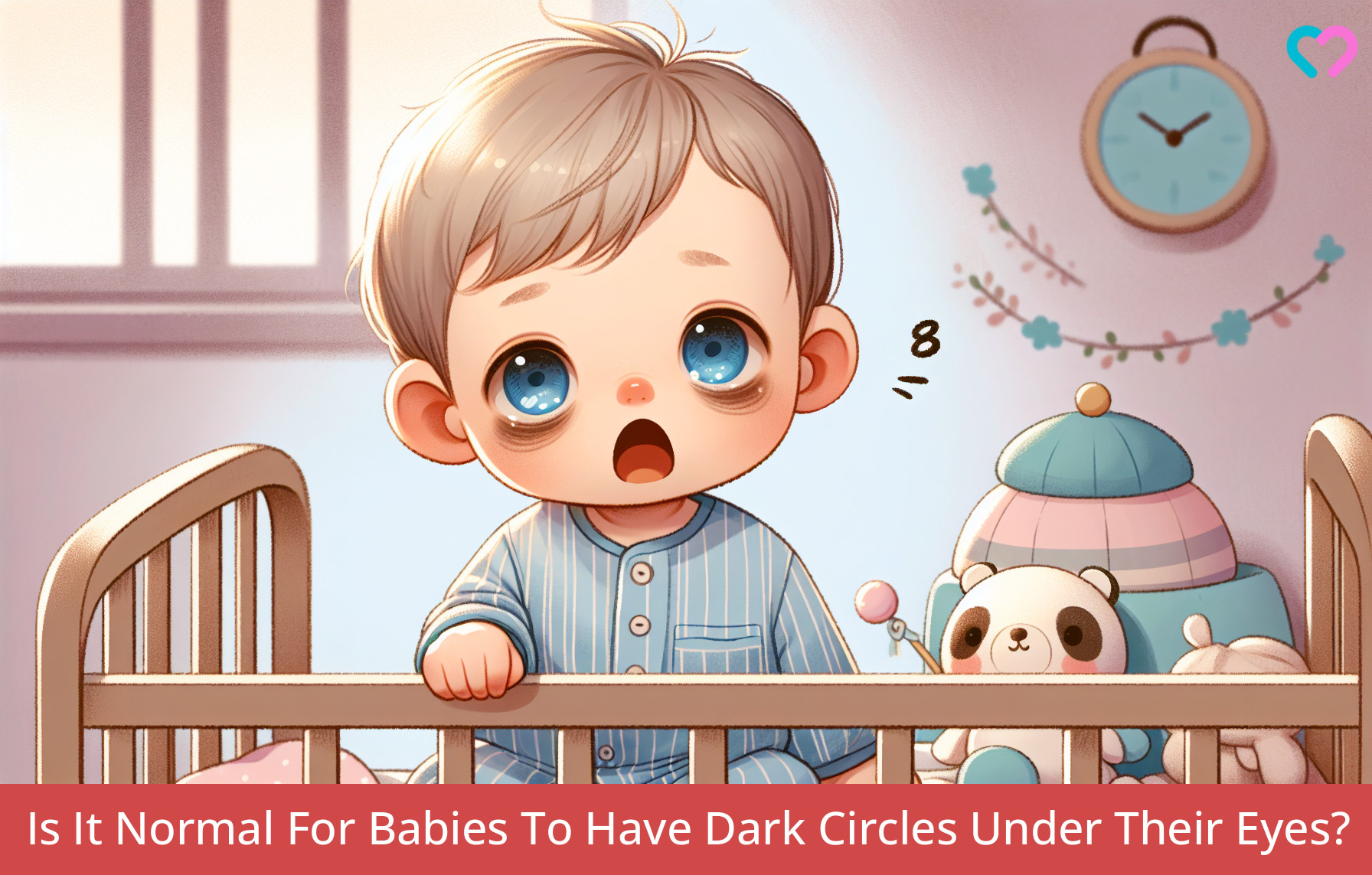 dark circles under baby eyes_illustration