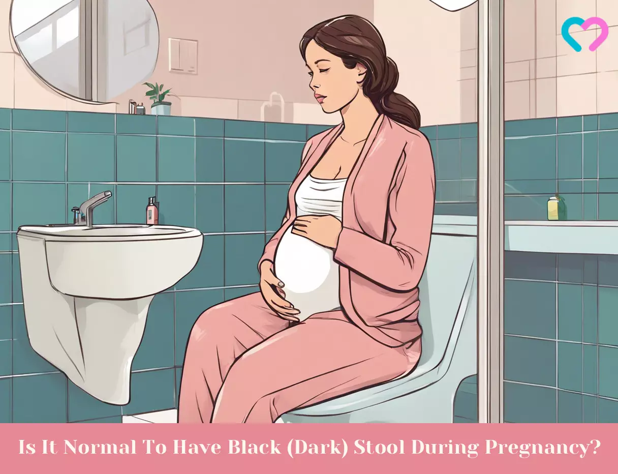Black Stool During Pregnancy_illustration