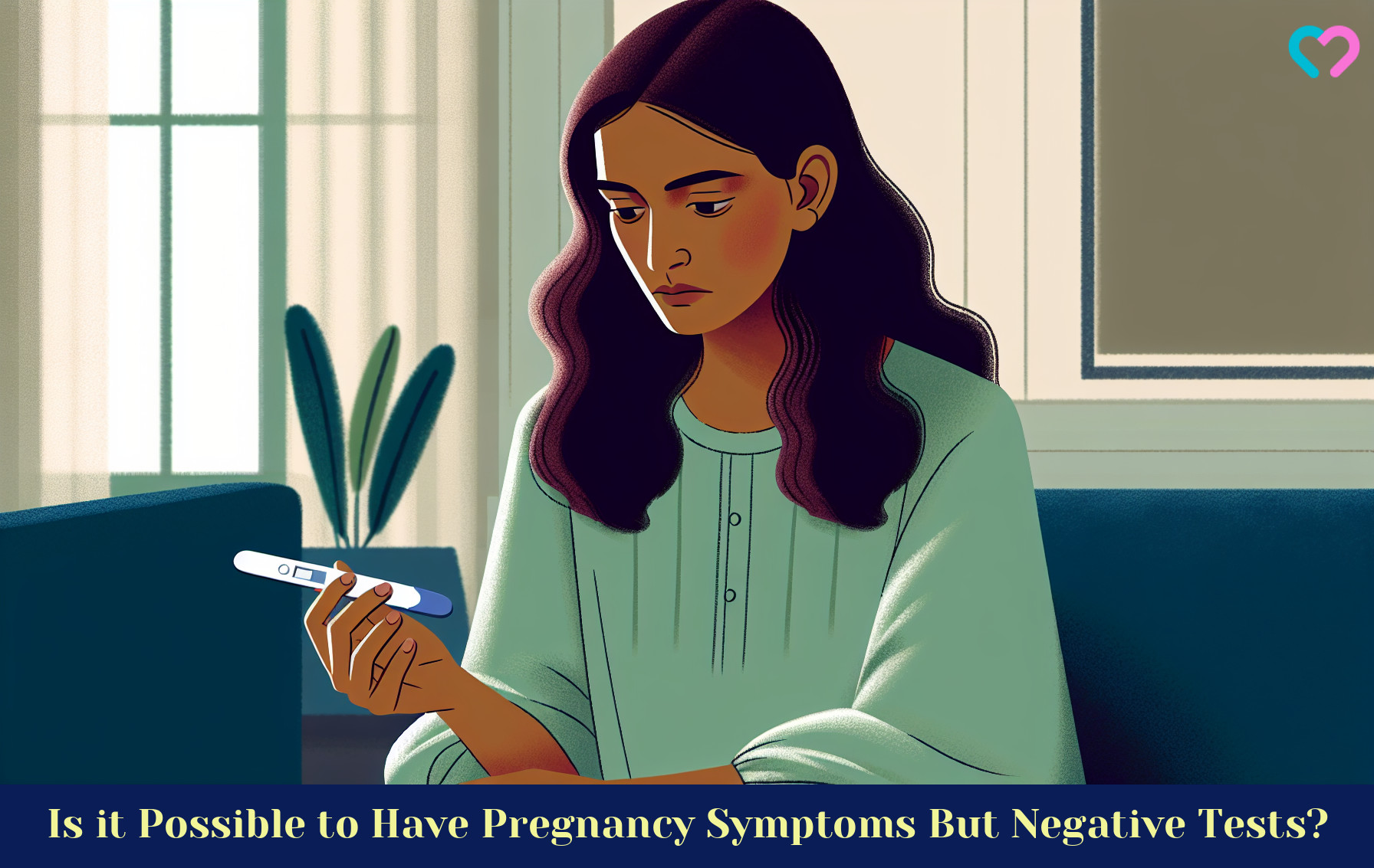 Pregnancy Symptoms But Negative Test_illustration
