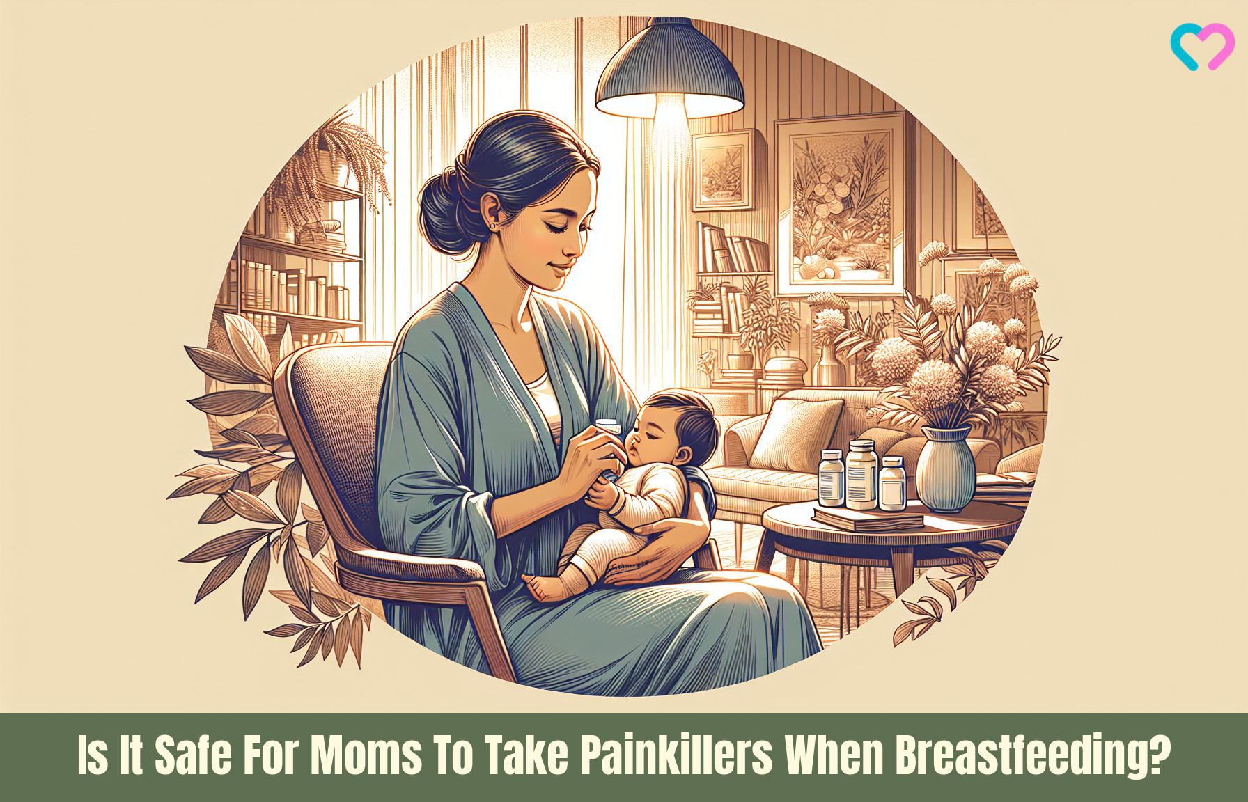 painkillers when breastfeeding_illustration