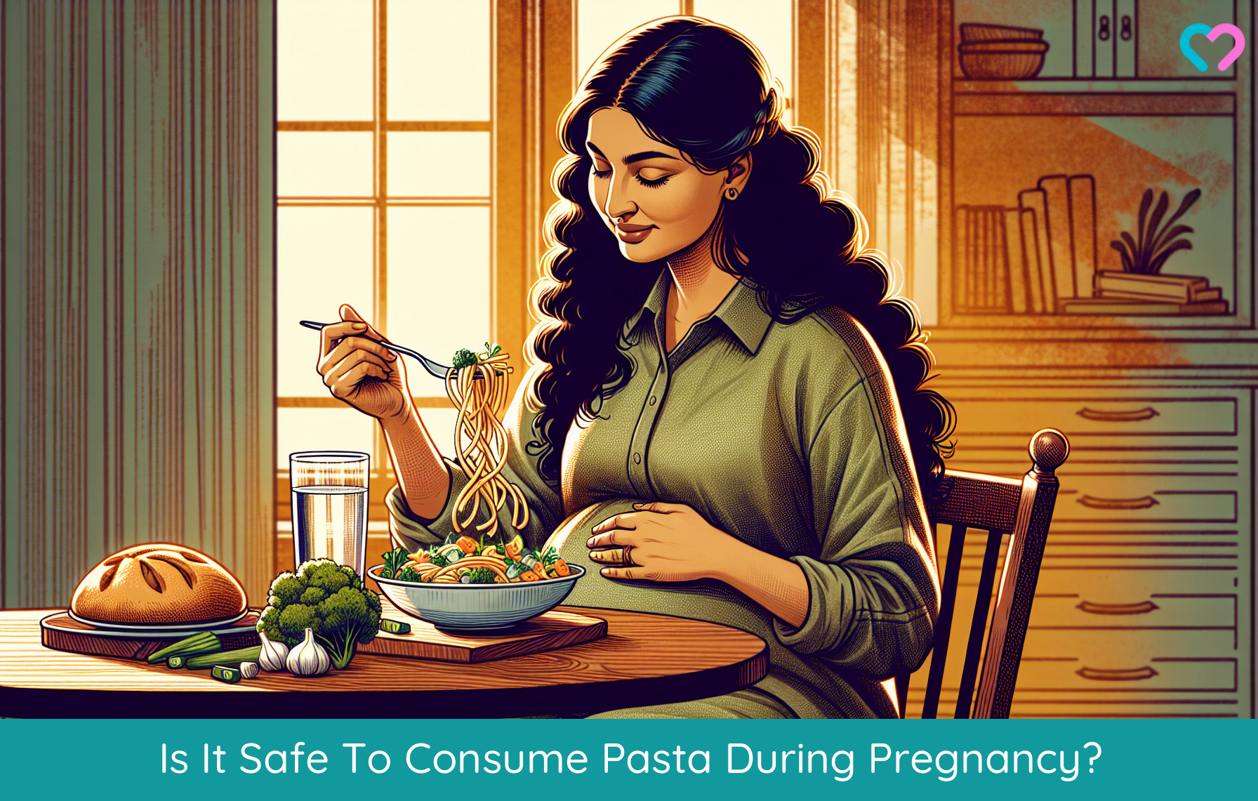 pasta during pregnancy_illustration