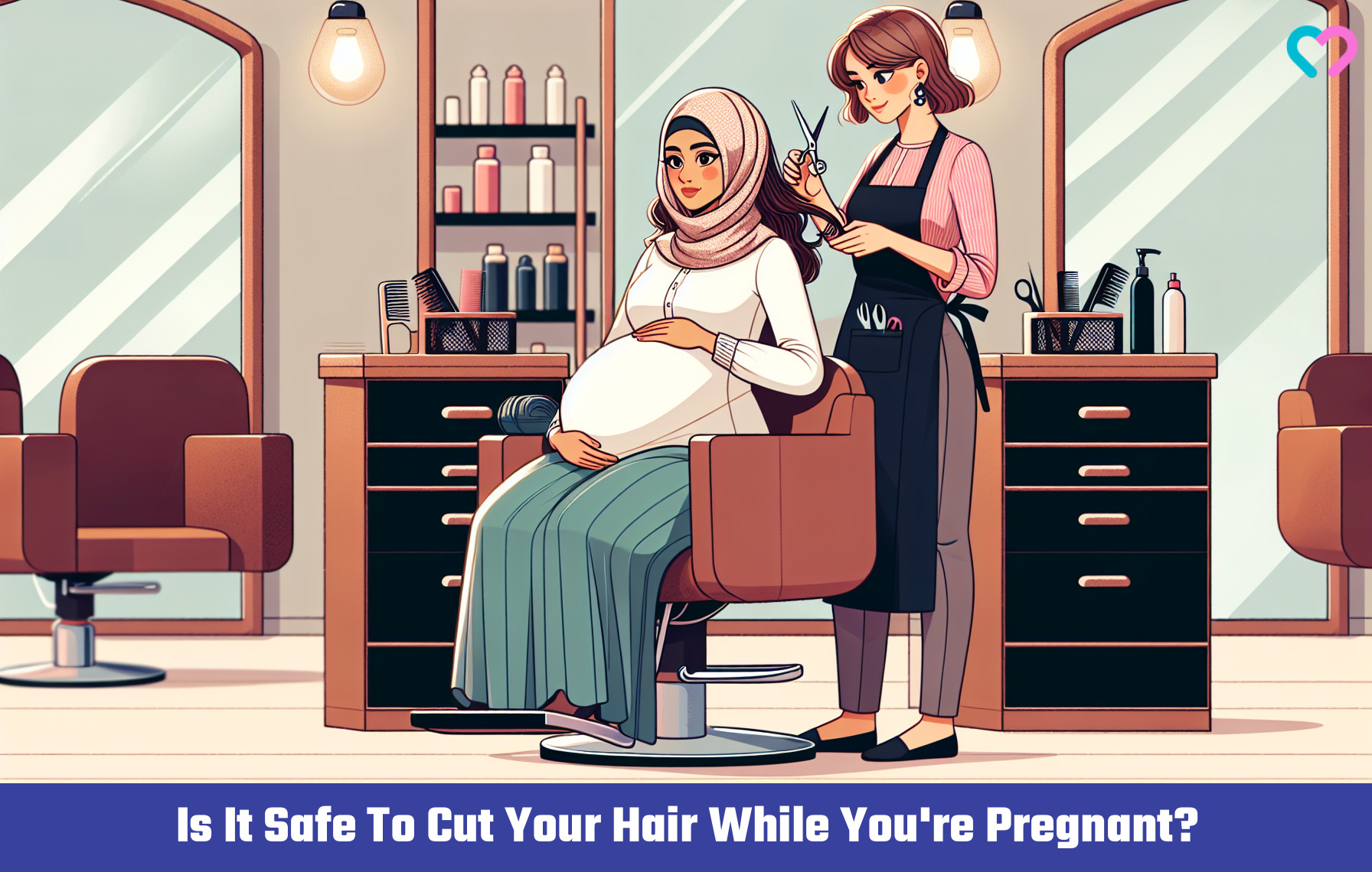 Haircut during pregnancy_illustration