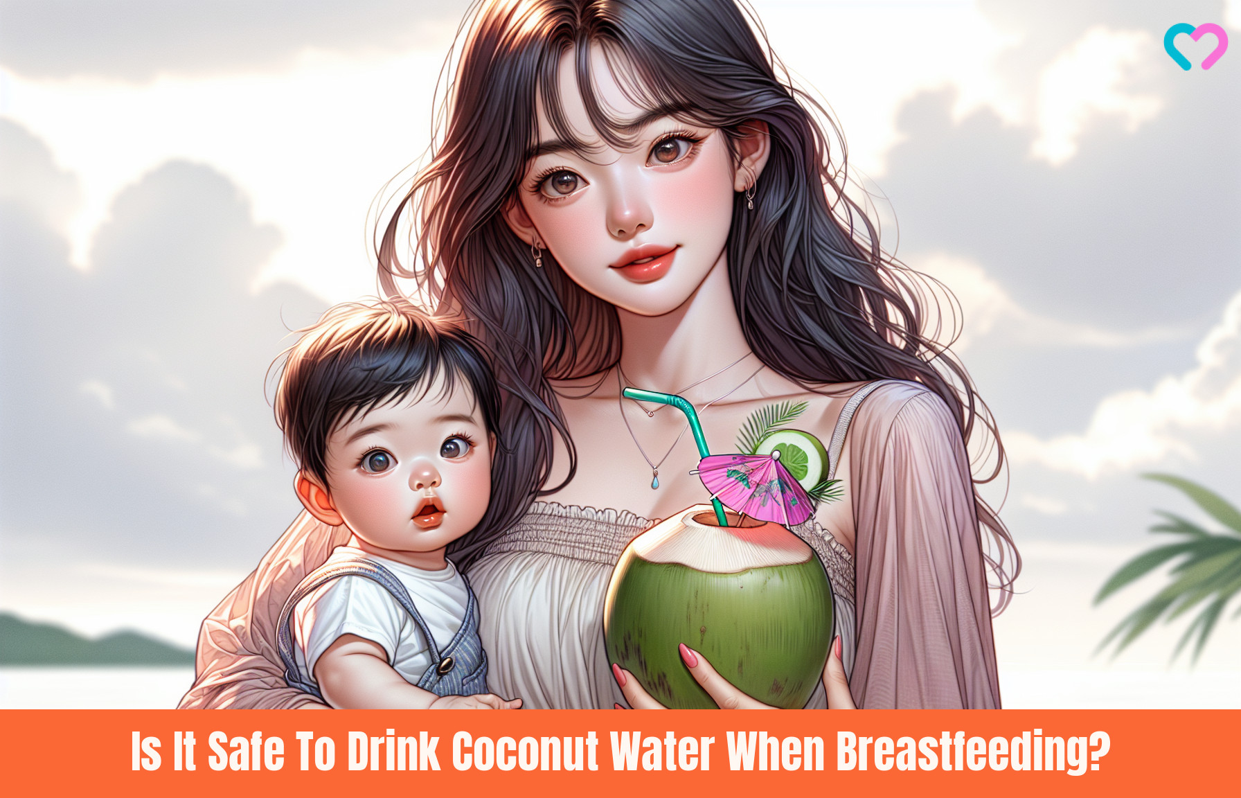 Coconut Water When Breastfeeding_illustration