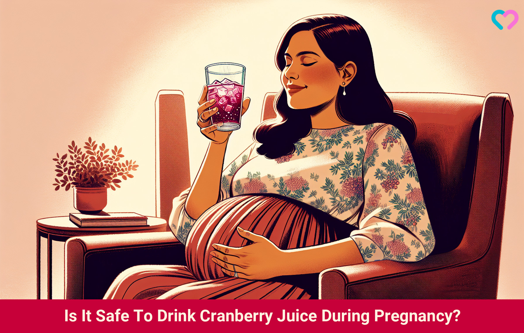 can pregnant women drink cranberry juice_illustration
