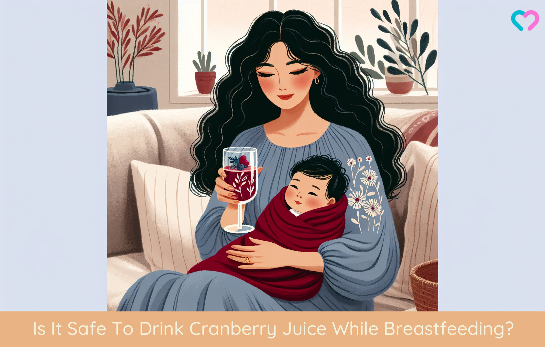 Cranberry Juice When Breastfeeding_illustration