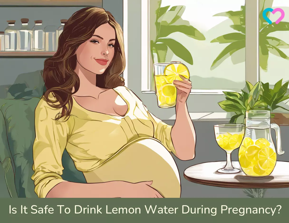 lemon water during pregnancy_illustration