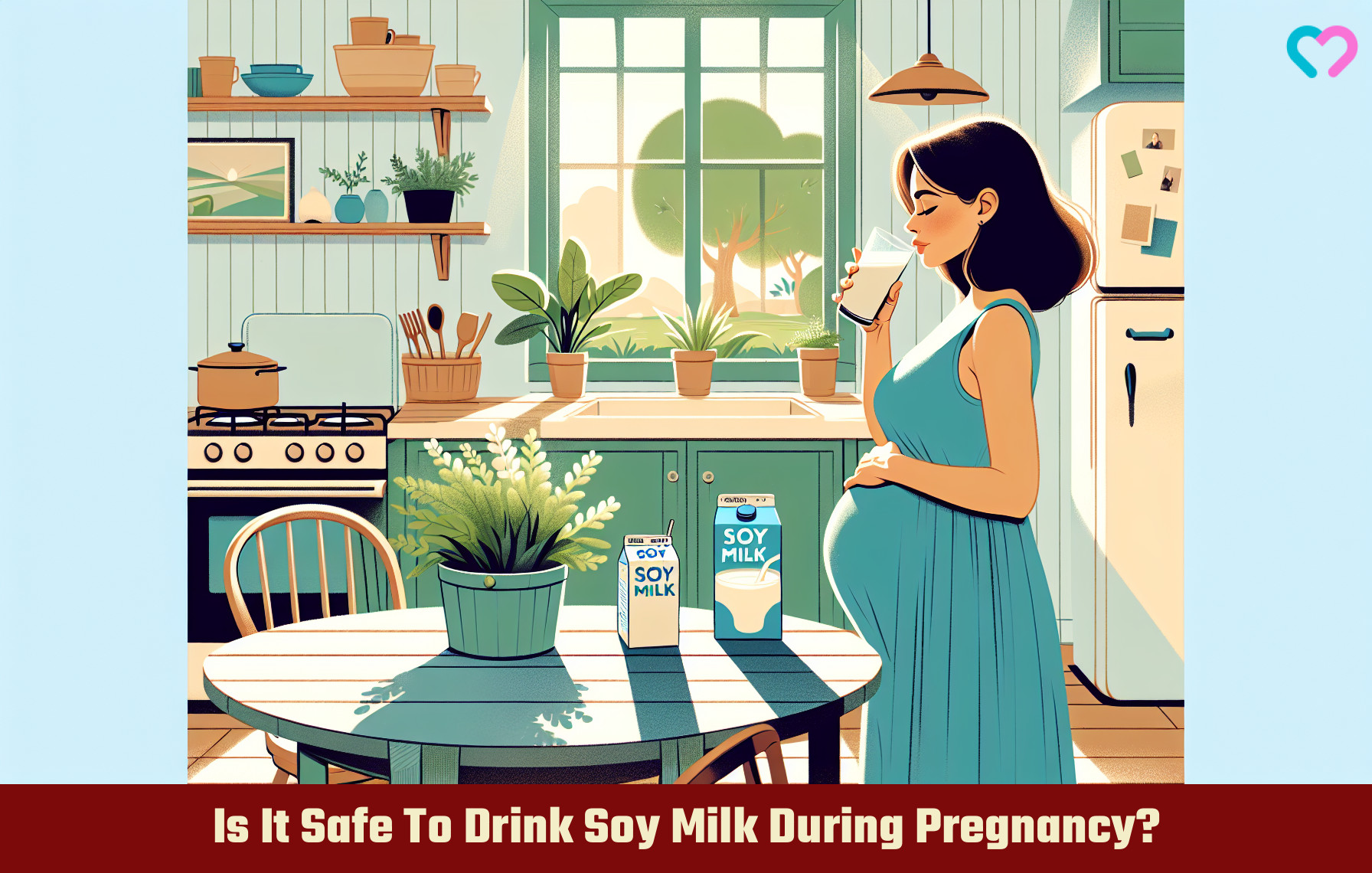 soymilk during pregnancy_illustration