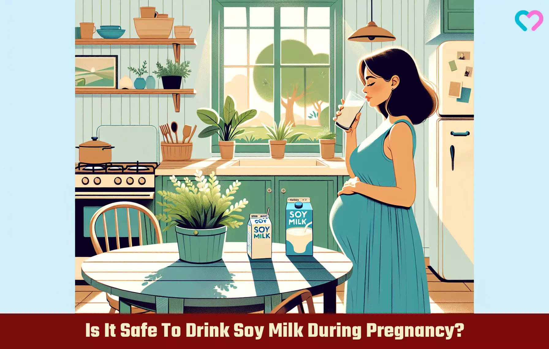 soymilk during pregnancy_illustration