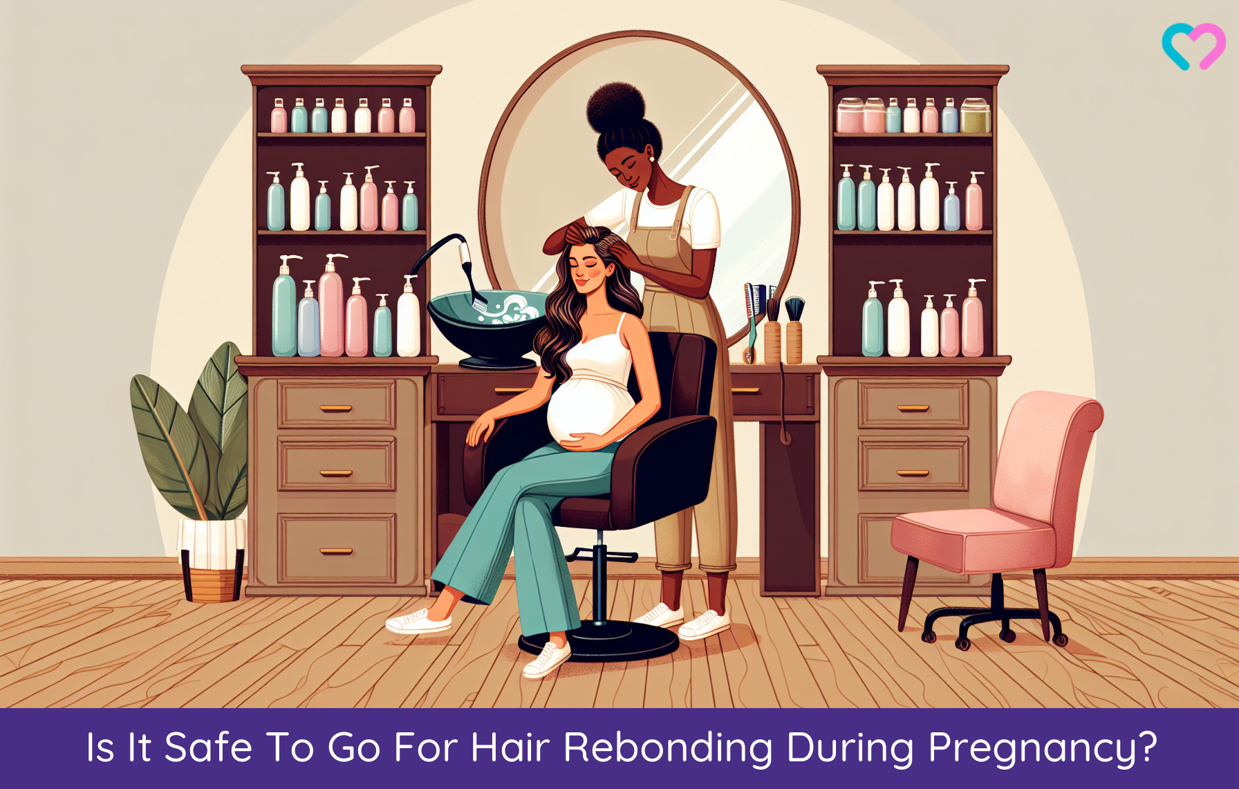 Hair Rebonding During Pregnancy_illustration