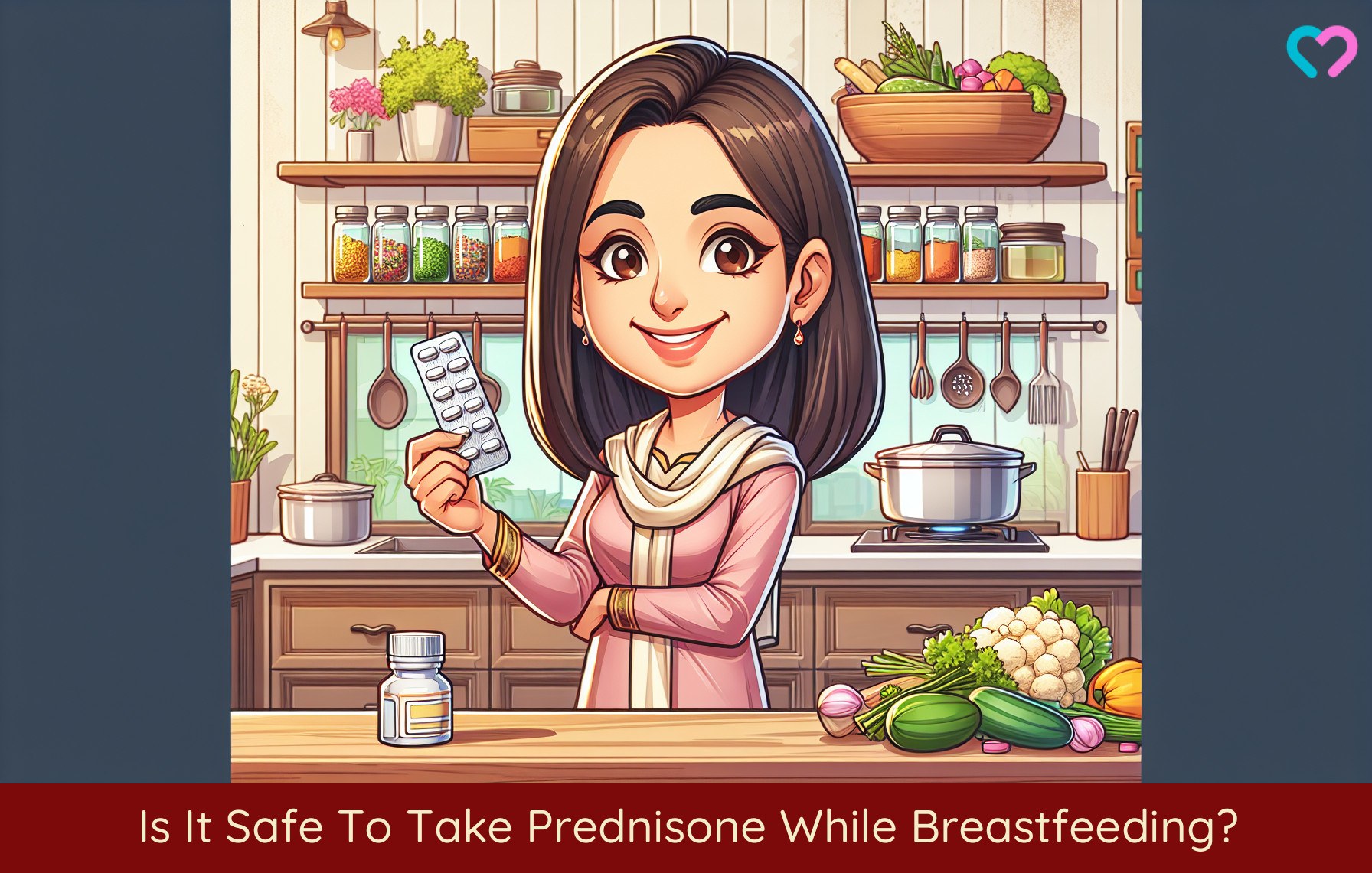 Prednisone While Breastfeeding_illustration