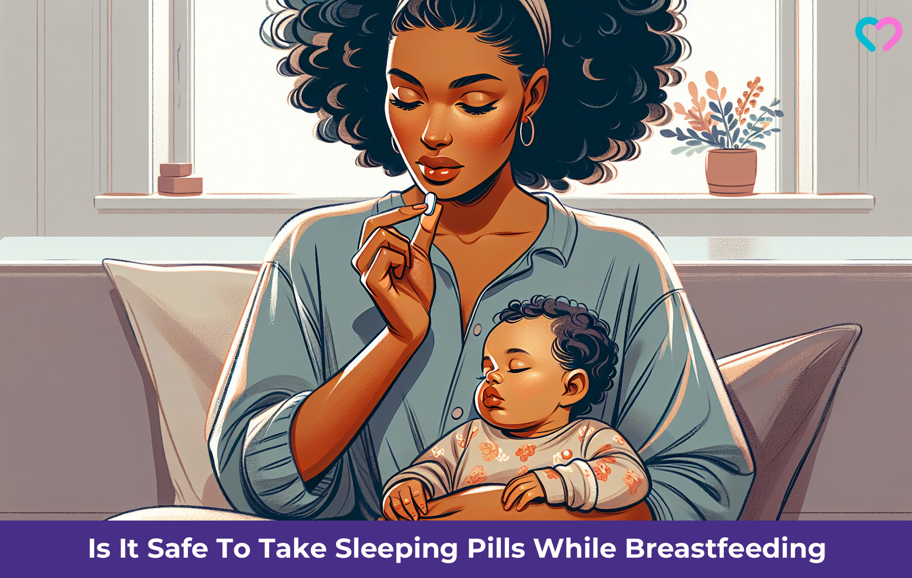 Sleeping Pills While Breastfeeding_illustration