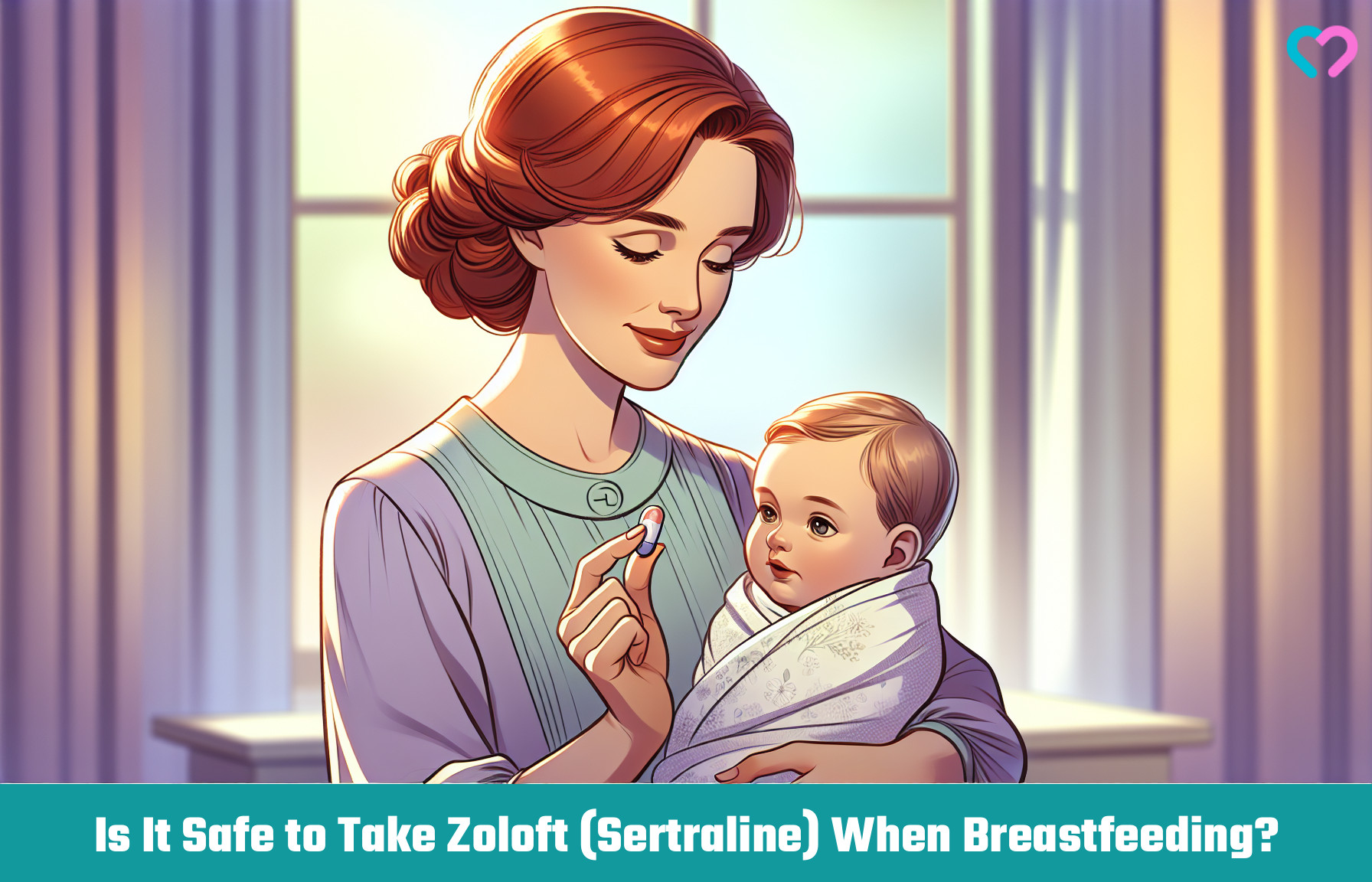 Zoloft while breastfeeding_illustration