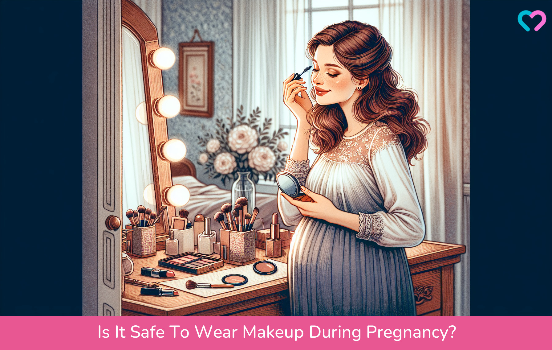 Make-Up During Pregnancy_illustration