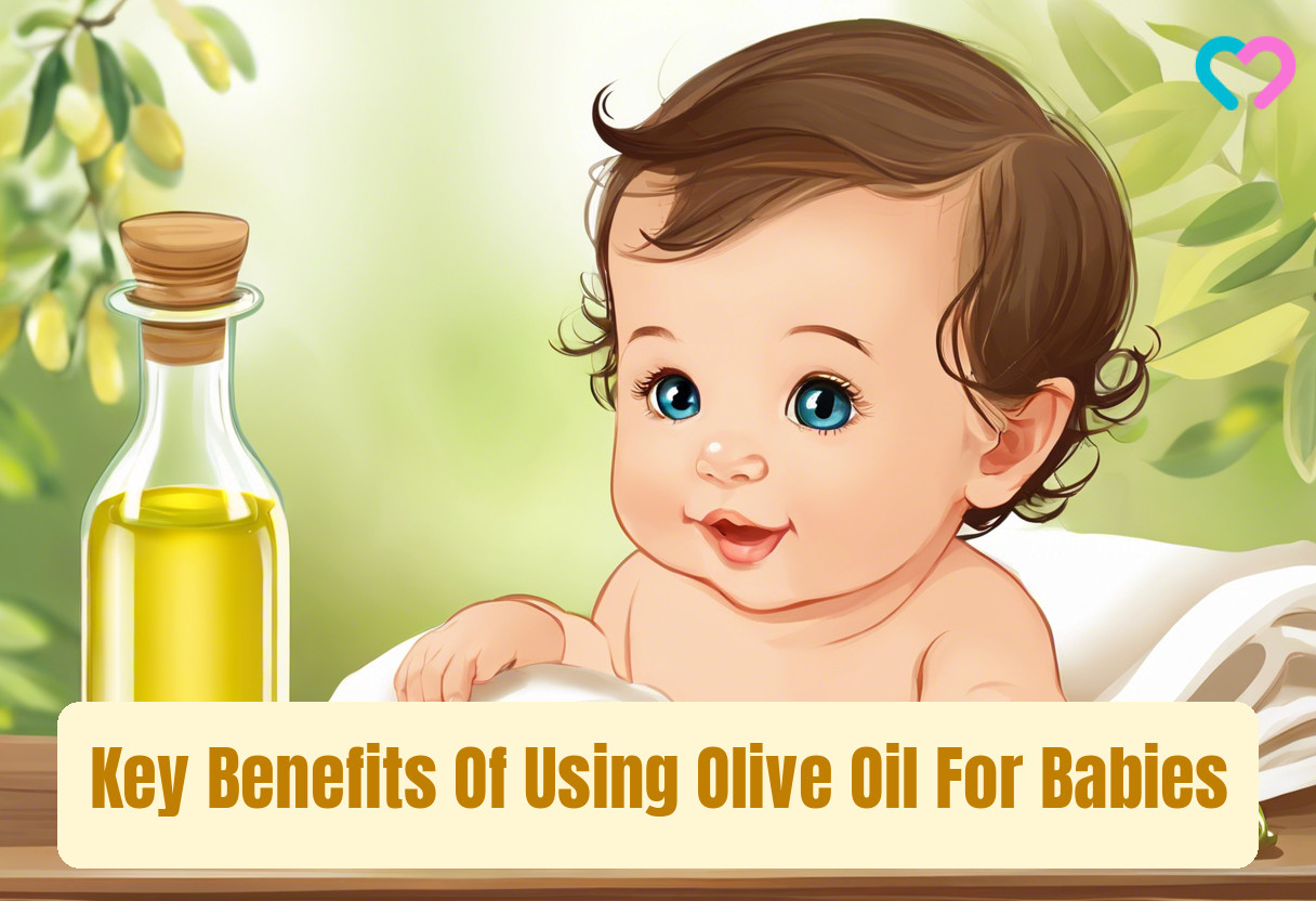 olive oil for baby_illustration