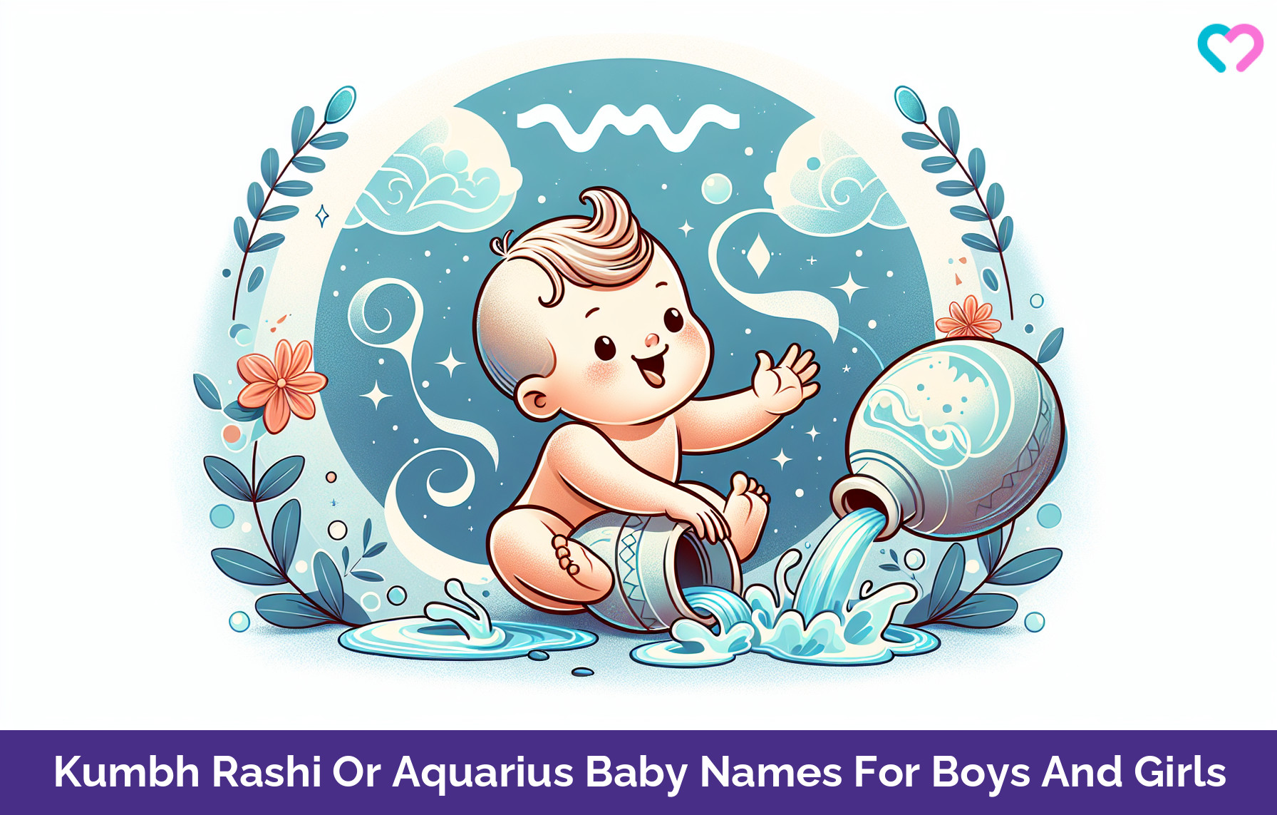 Khumbh Rashi names for boys and girls_illustration