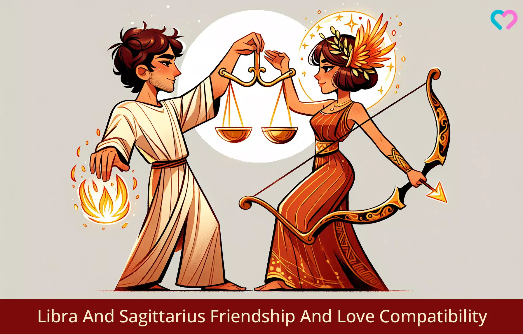 libra and sagittarius compatibility_illustration