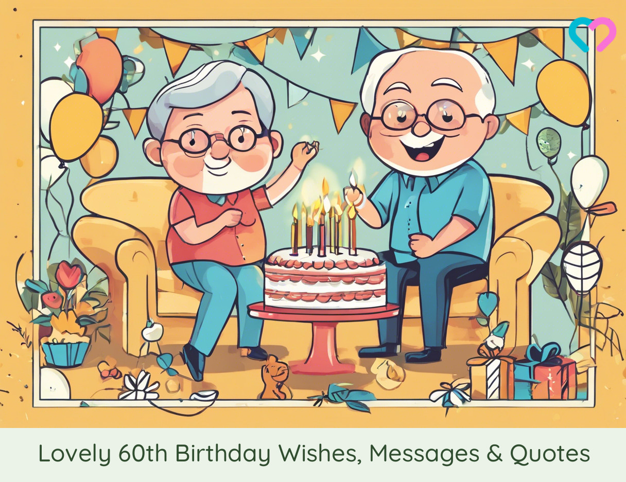 60th birthday wishes_illustration