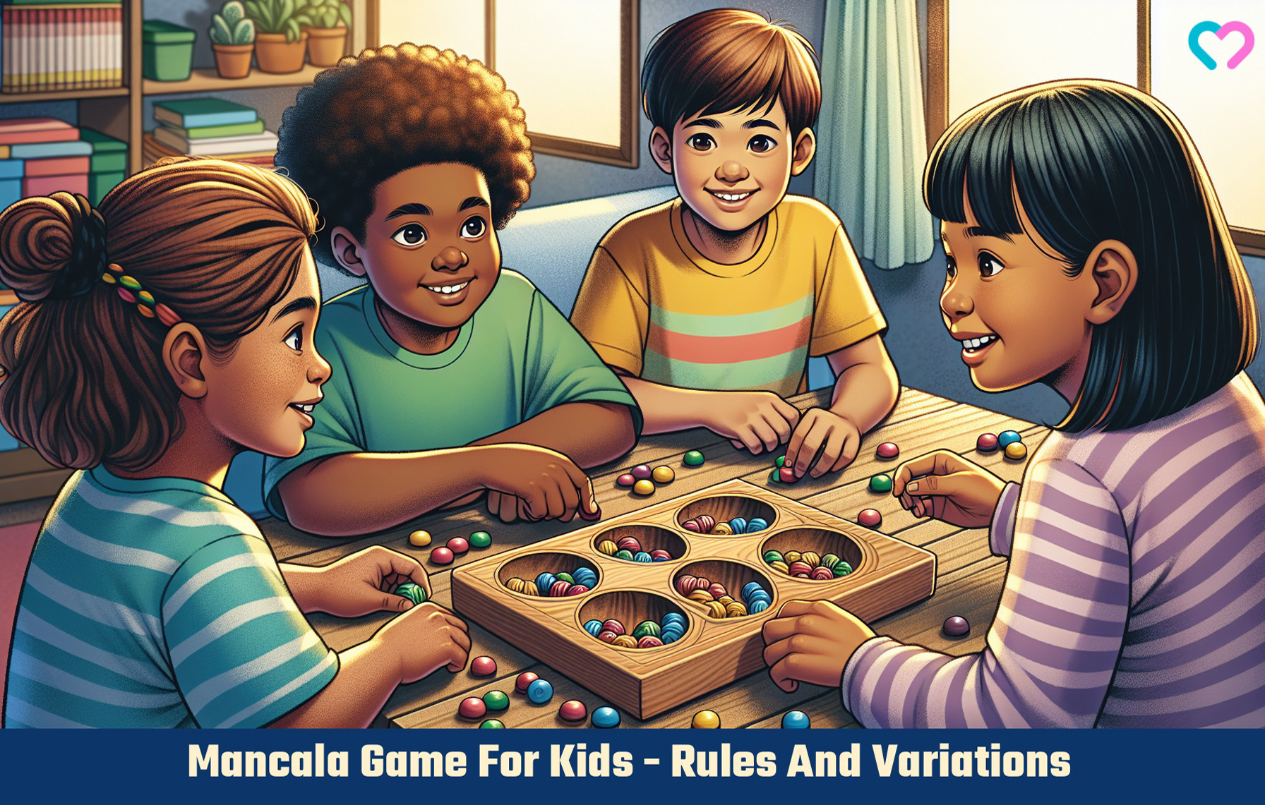 Mancala Game For Kids_illustration