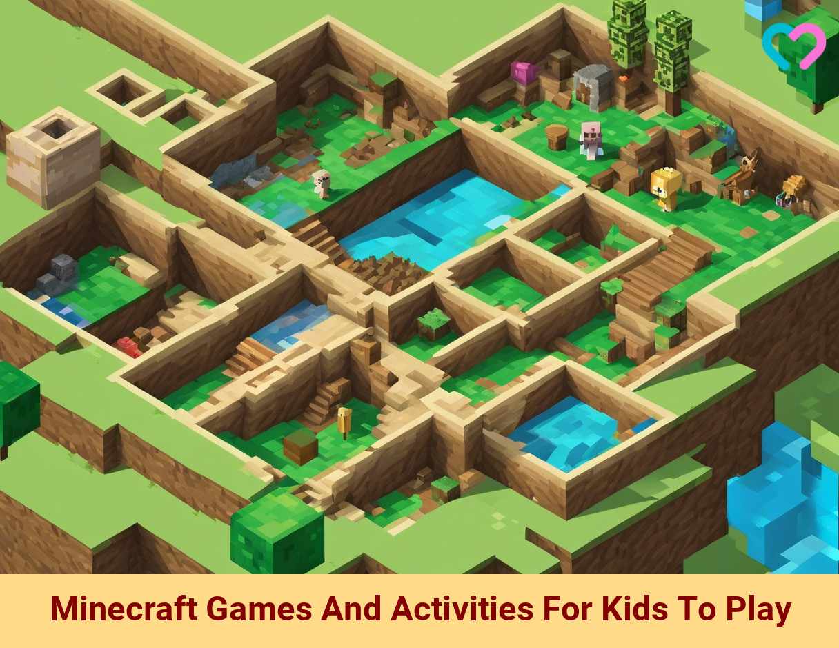 minecraft game for kids_illustration