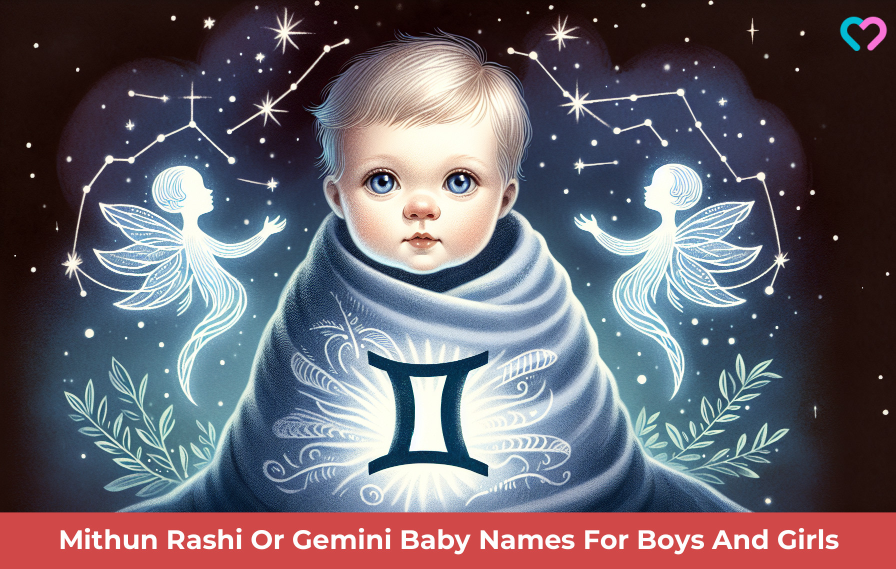 common unique and modern Mithun rashi names for boys and girls_illustration