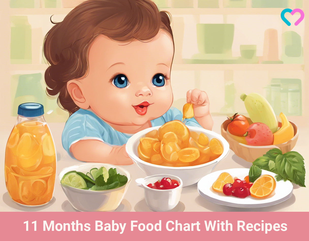 11 months baby food_illustration