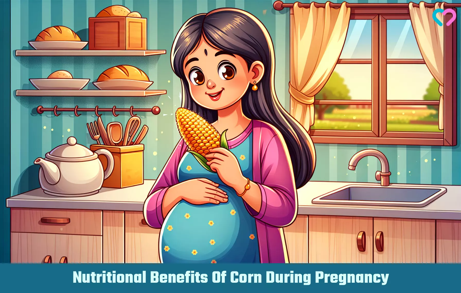 corn during pregnancy_illustration