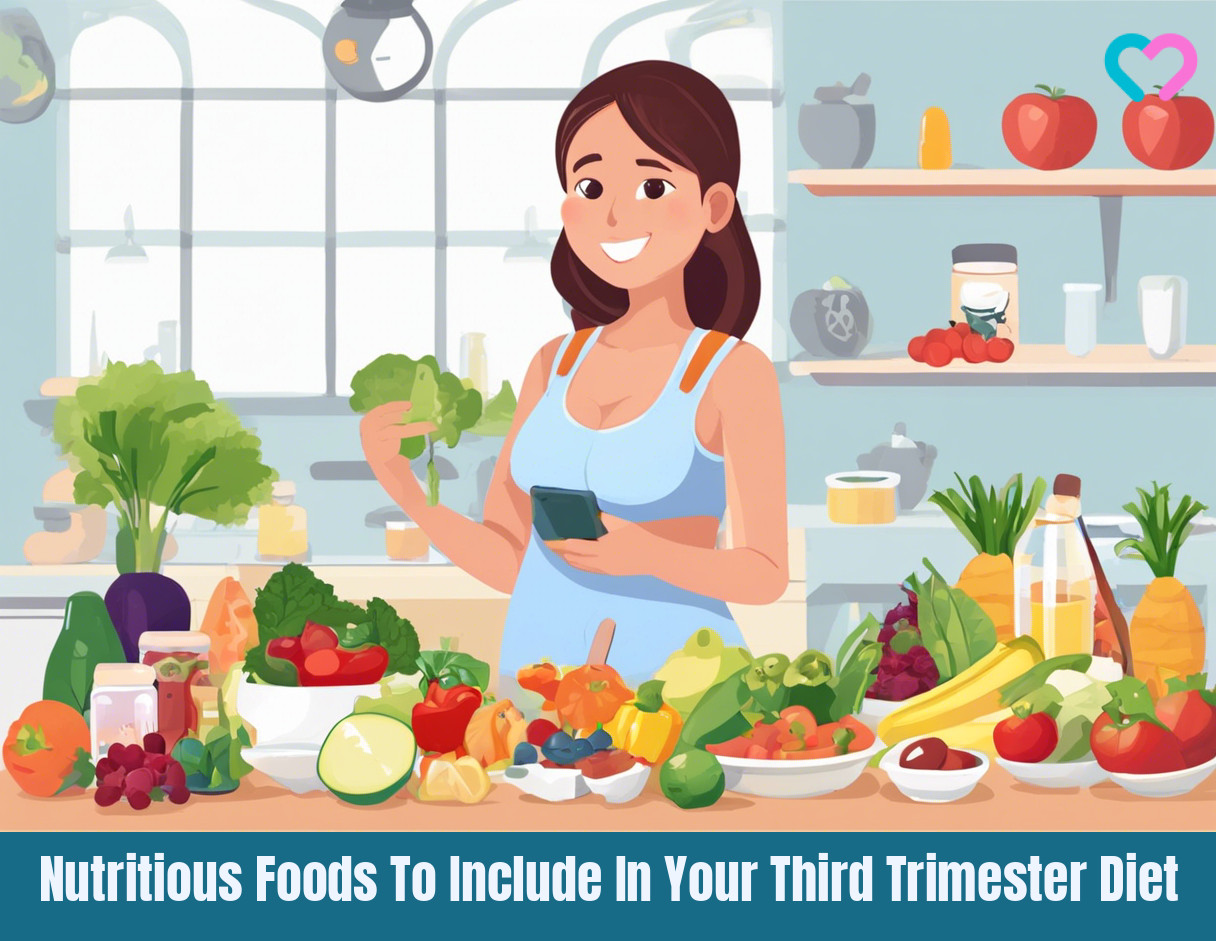 Nutritional Requirements In Third Trimester_illustration