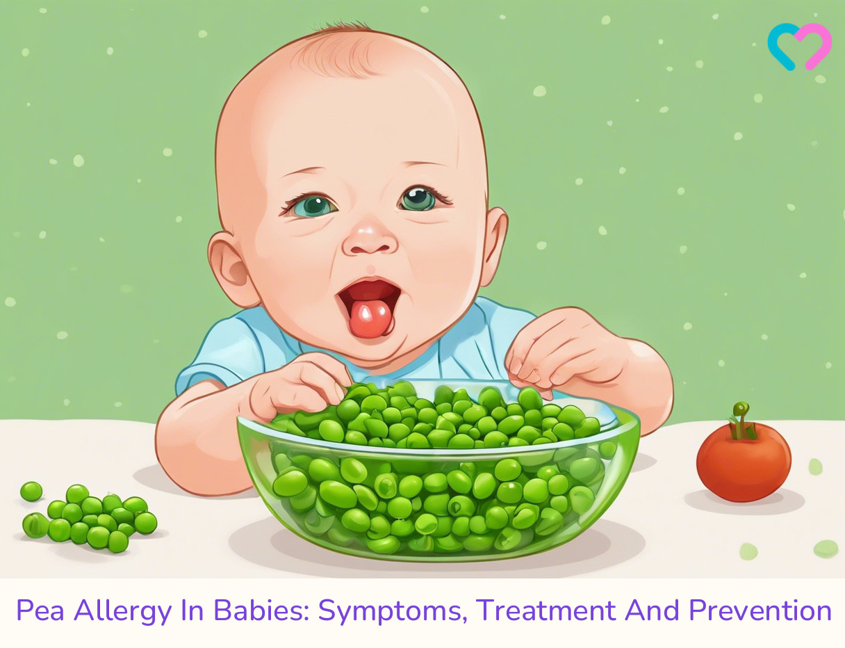 pea allergy in babies_illustration