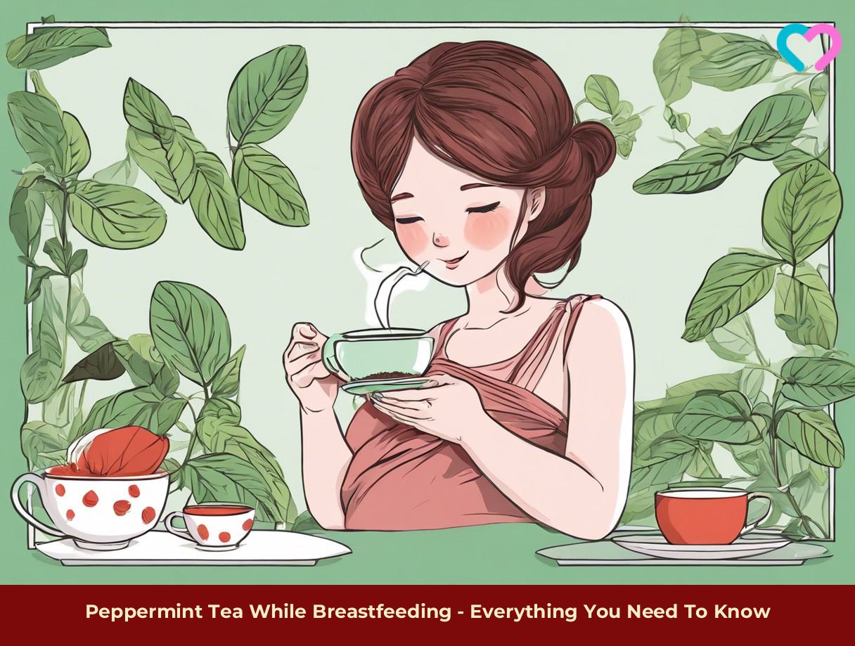Peppermint Tea While Breastfeeding_illustration