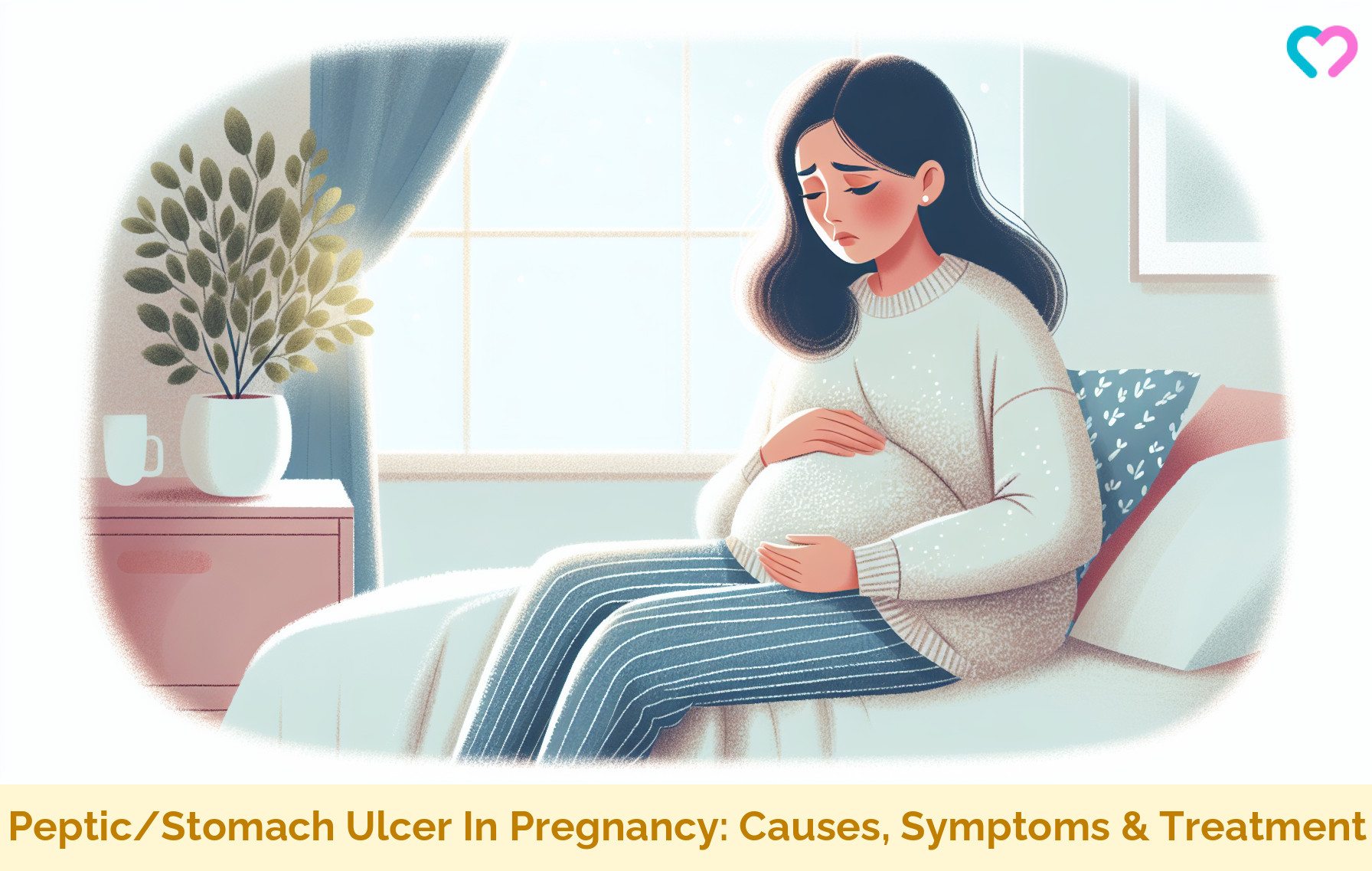 stomach ulcer during pregnancy_illustration
