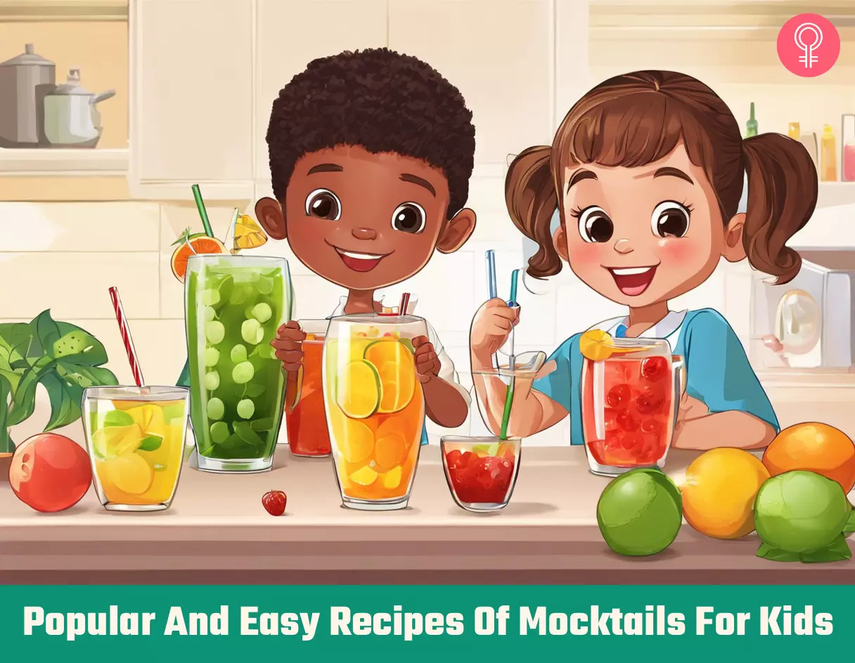 mocktail recipes for kids_illustration